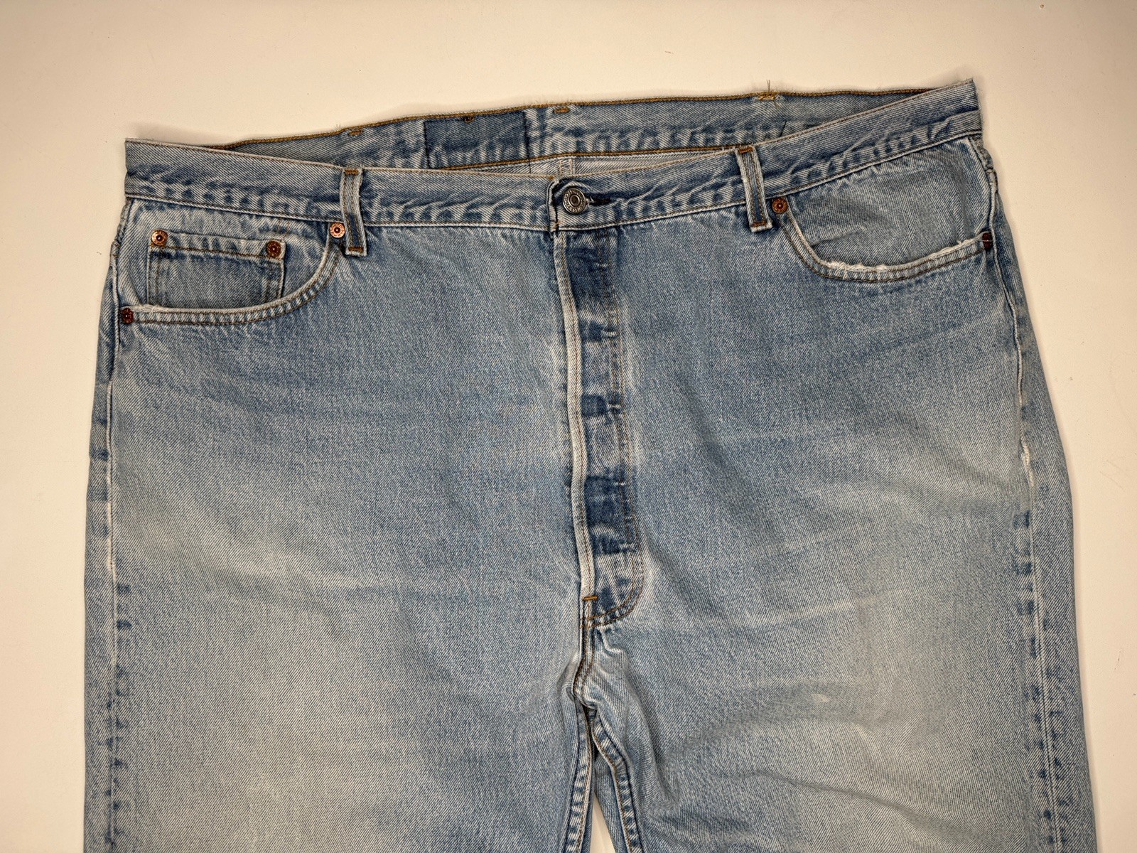 Vintage Levi’s 501 Straight Leg Made In USA Denim Jeans | 45 x 30*