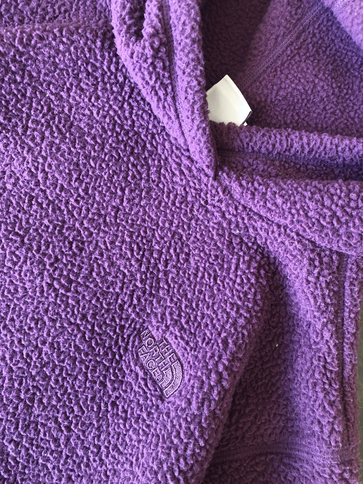 The North Face Purple Sherpa Fleece Women’s Small Great Condition