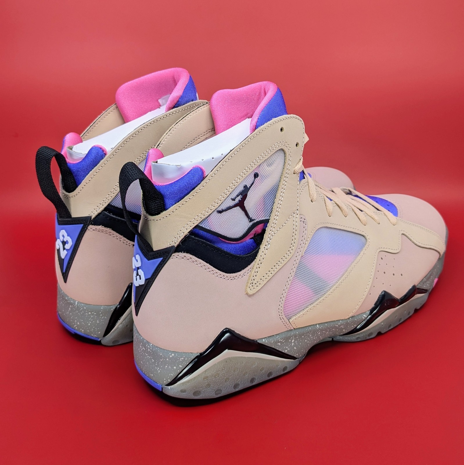 Air Jordan 7 SE Sapphire Black Pink Retro Shoes Mens Size 13 Nike DJ2636-204
