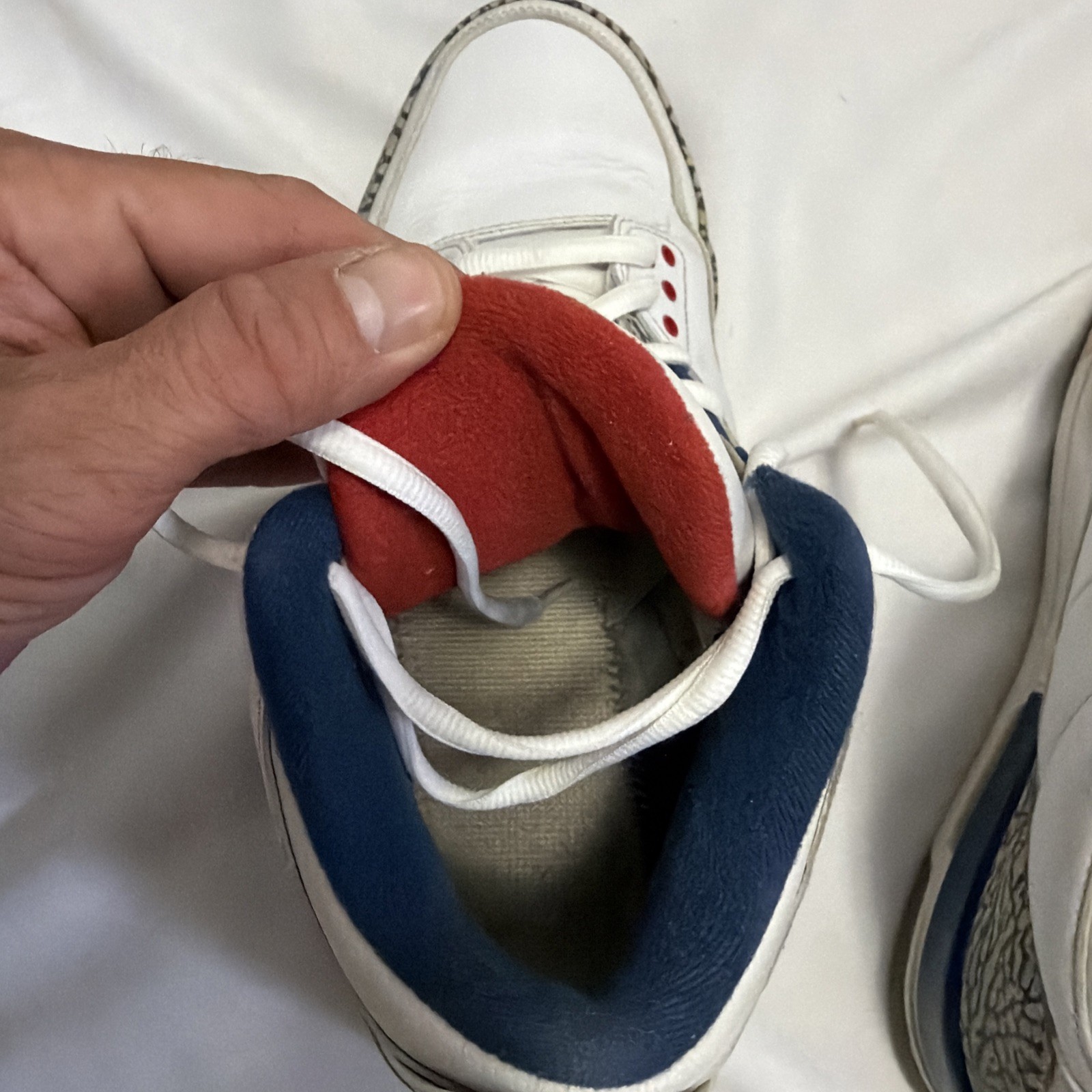 Jordan 3 Retro OG True Blue 2016 Sneaker US Men’s Size 11