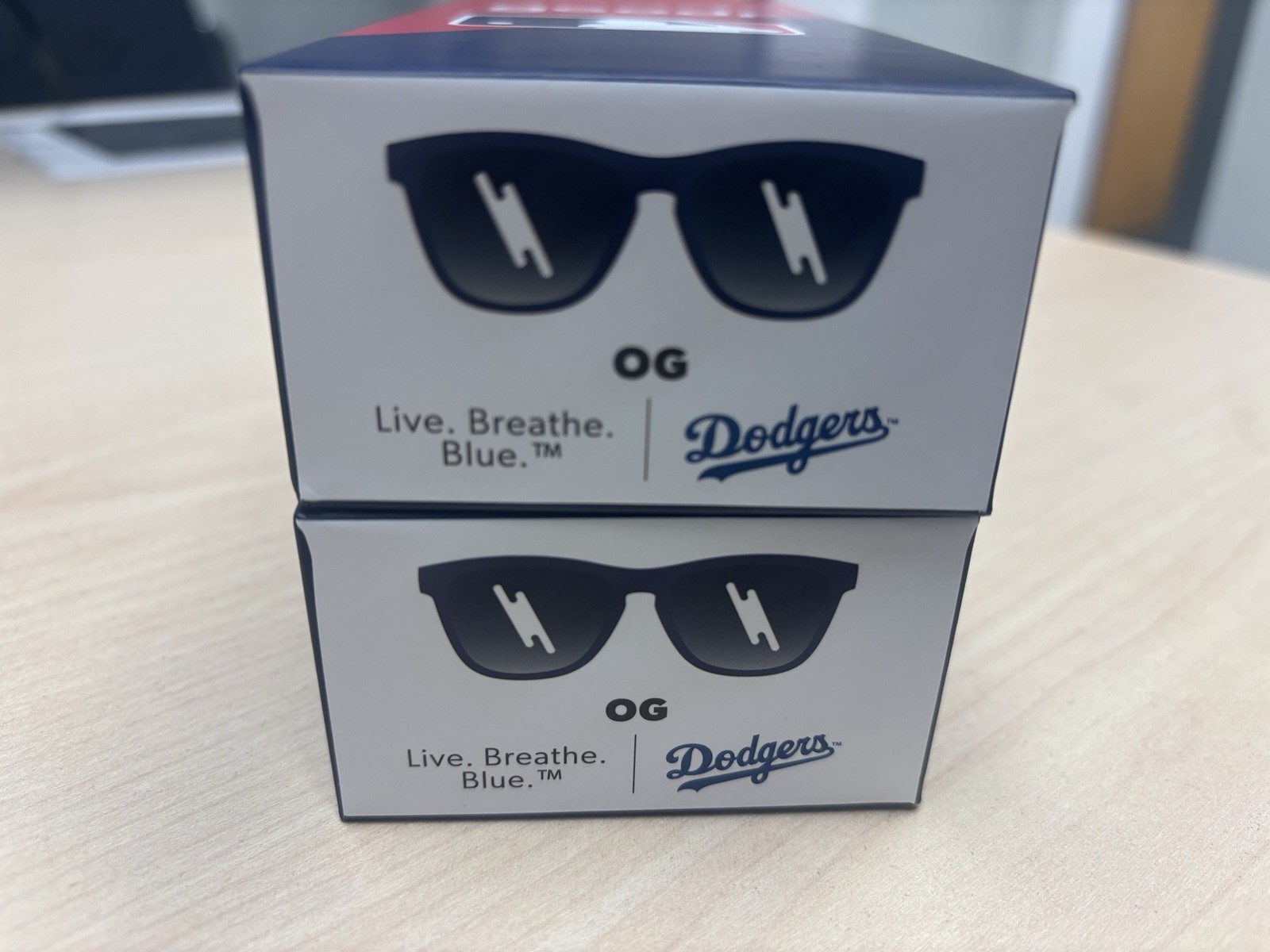 Goodr Los Angeles Dodgers Polarized Sunglasses Blue Frame (New in Box)