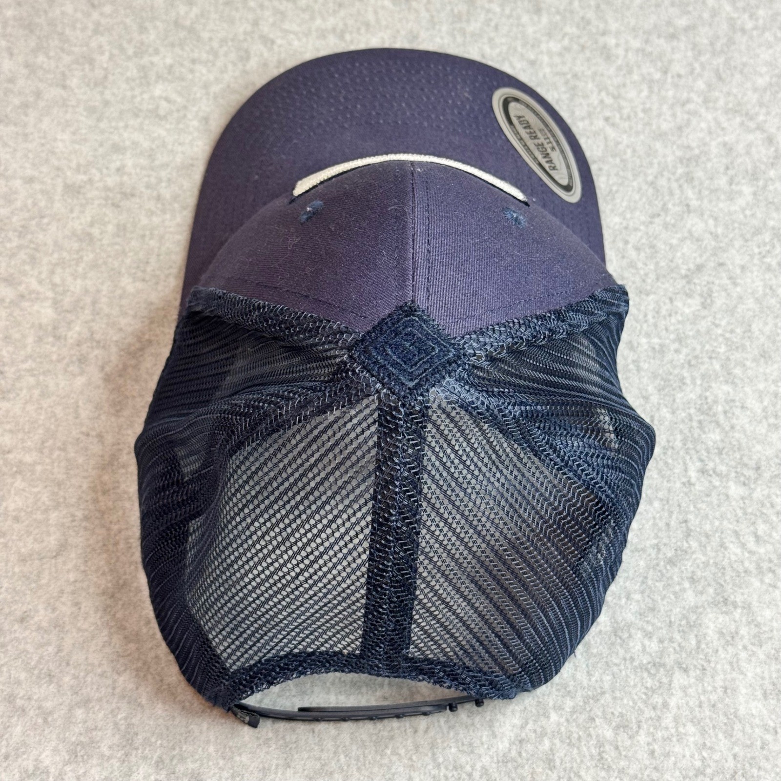 5.11 Tactical Range Ready Flag Bearer Trucker Hat Navy Blue Mesh Snapback Cap