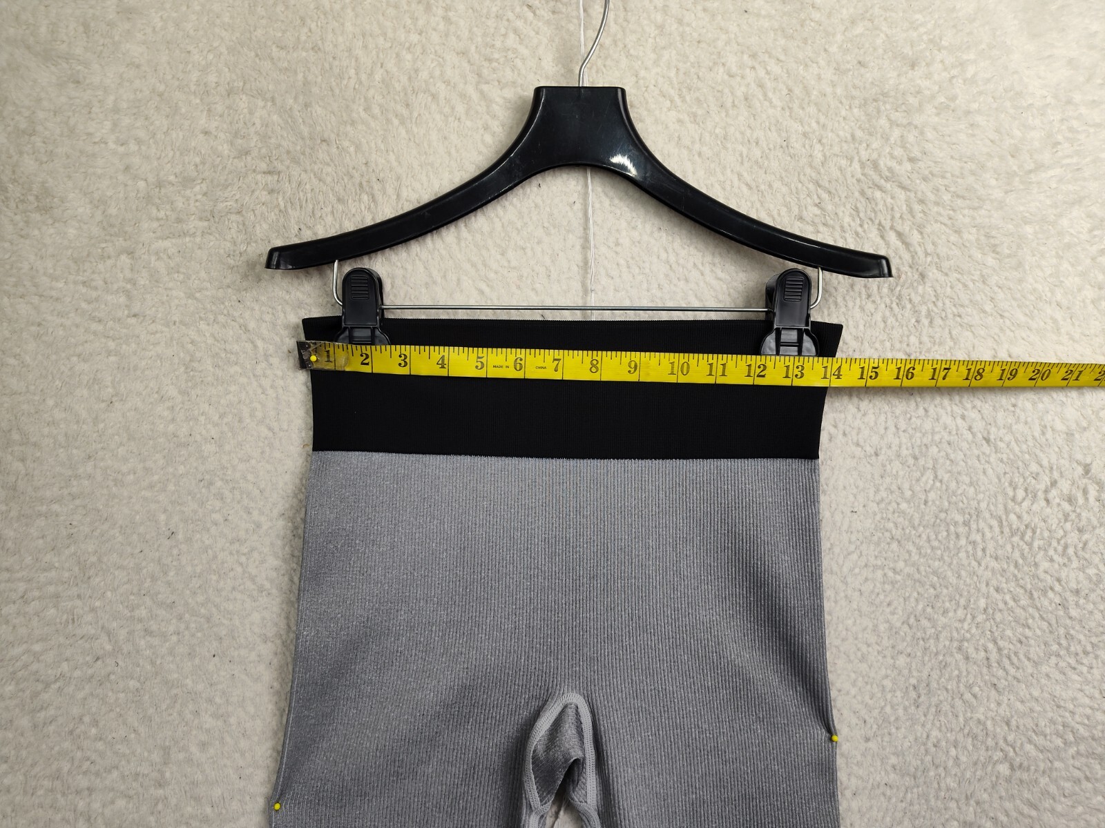 Aerie Women Leggings Medium Gray Nylon Blend Ribbed Seamless Stretchy Pants