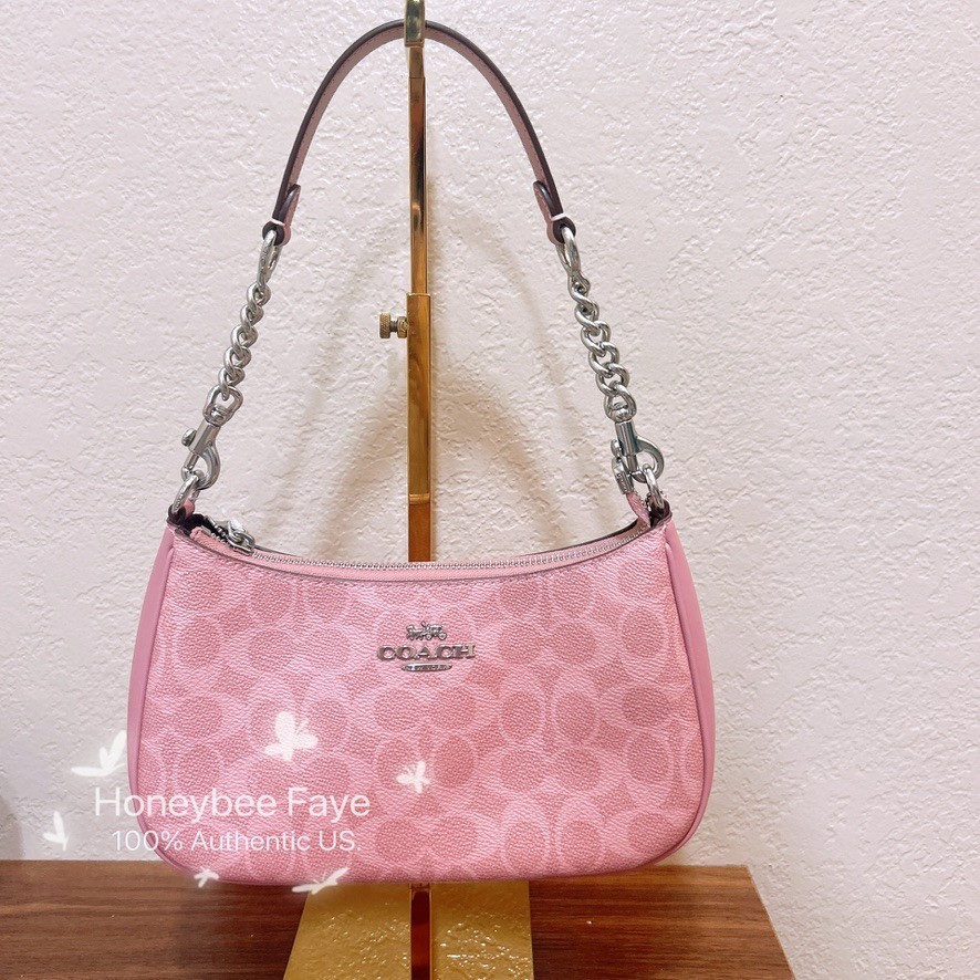 NWT Coach Teri Shoulder Bag In Signature Canvas CV933