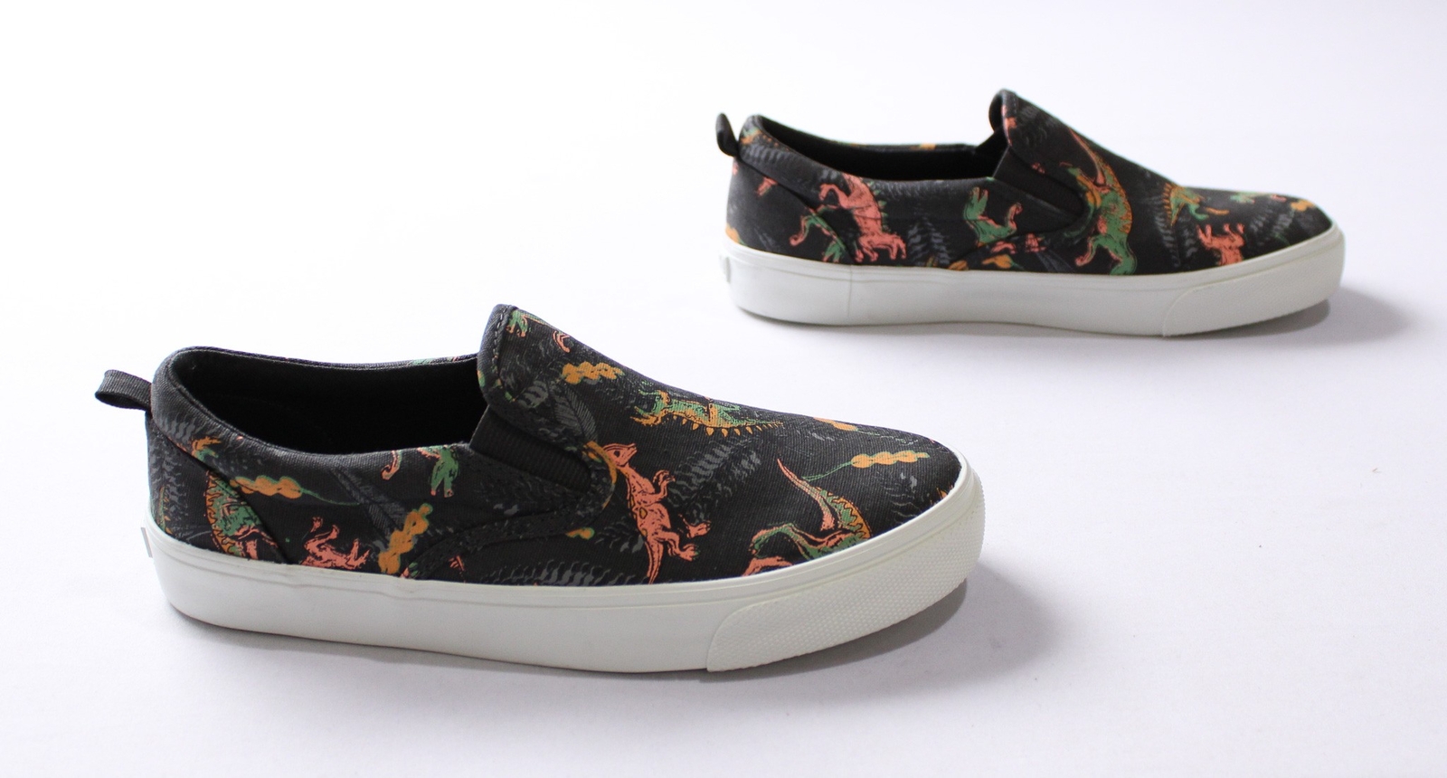 Old Navy Kid’s Gender-Neutral Canvas Slip-on Sneakers MP9 Dino Size US: 4