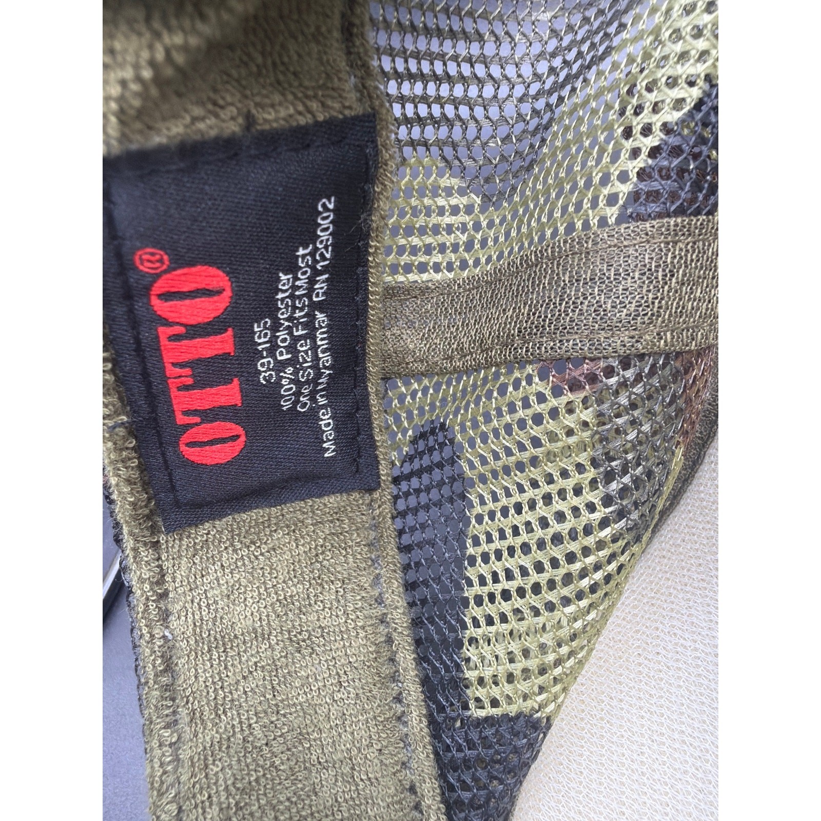 Otto DO NOT COMPLY Camo Strapback Hat Tactical Military Adjustable Cap USA