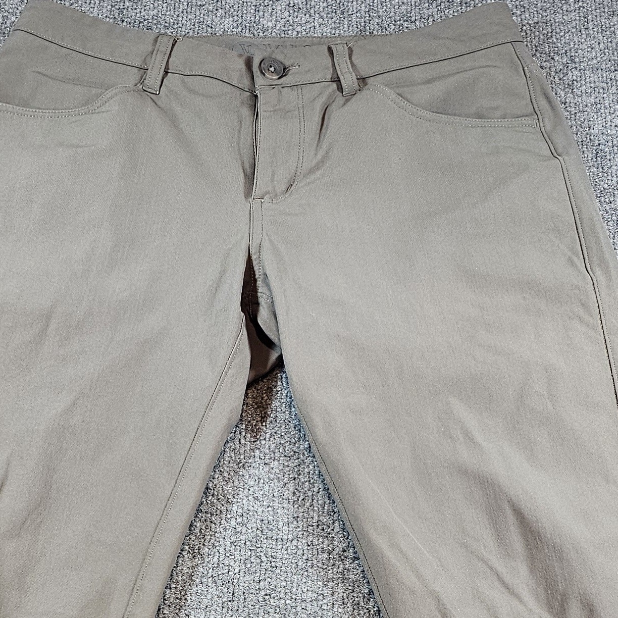 Vuori Mens 32 Olive Green Technical Performance 5-Pocket Stretch Pants Mens