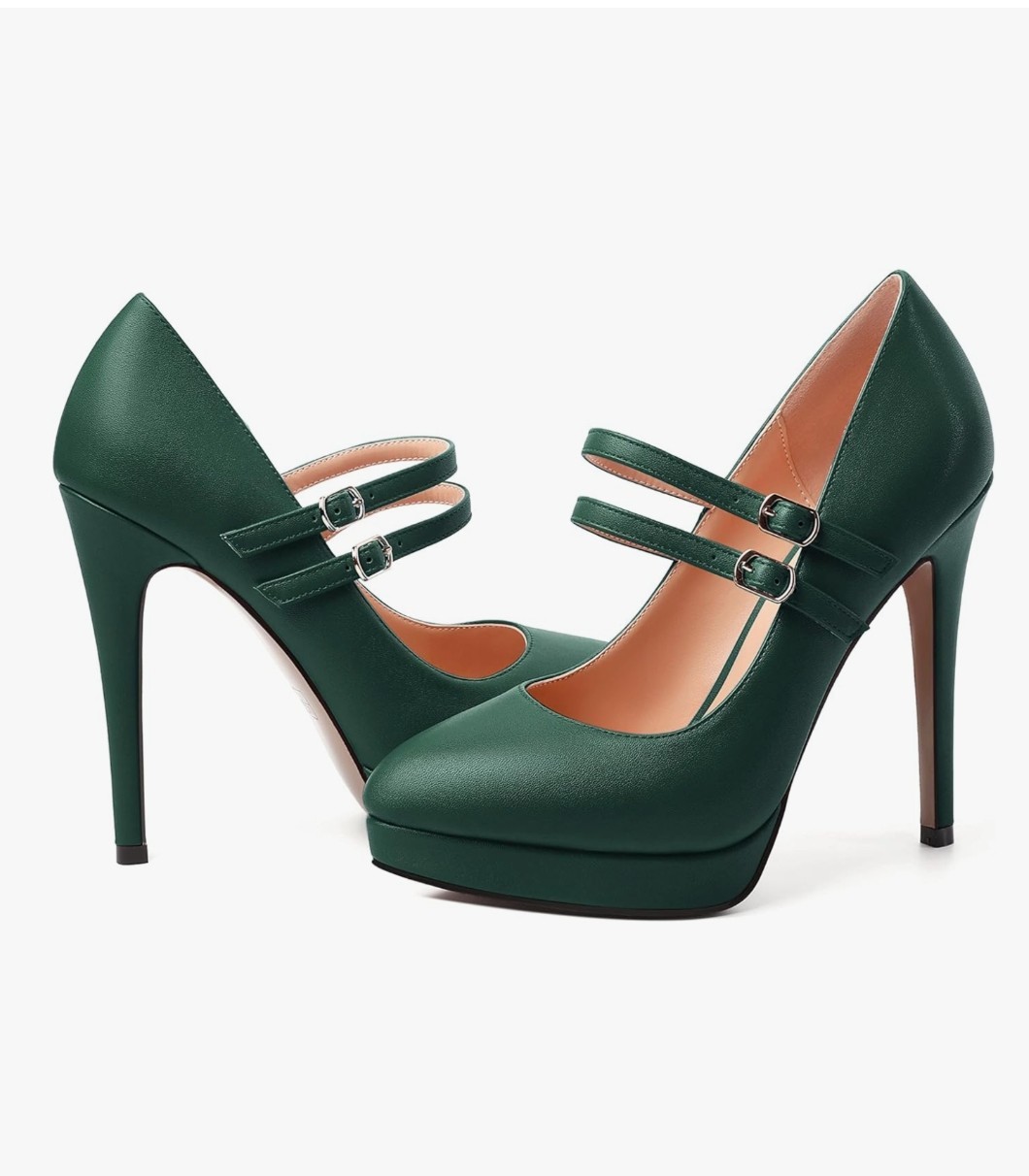 MODENCOCO 8.5 Buckle Stilettos 4.7 inch