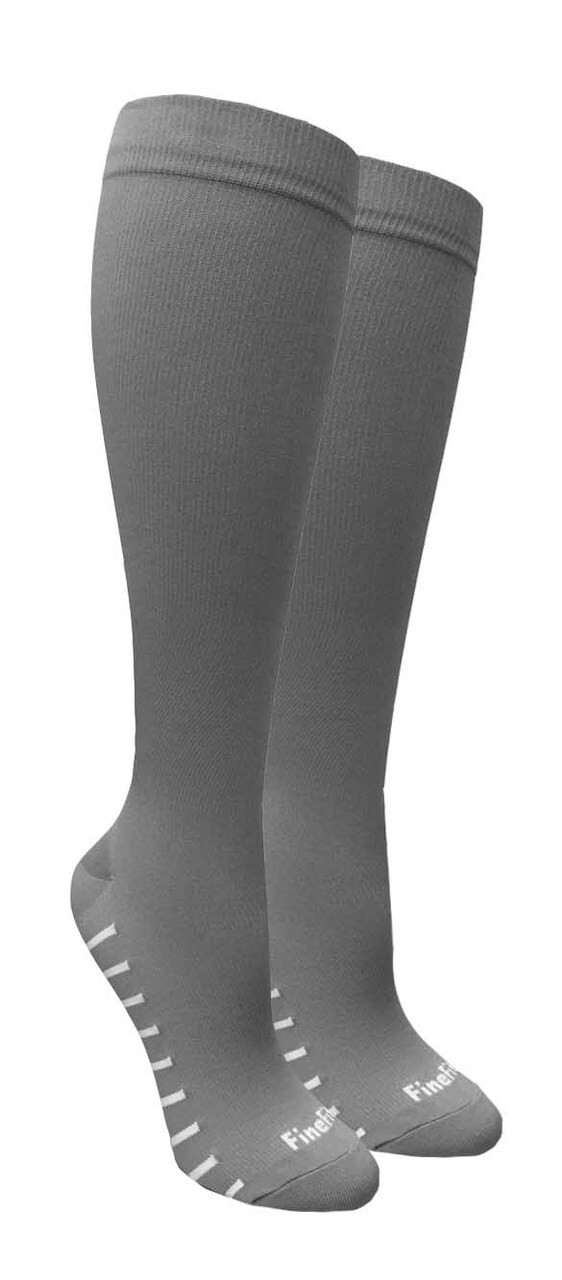 Mens Fine Fit Graduated Mild COMPRESSION 8-15 mmHg Over The Calf / Knee Socks