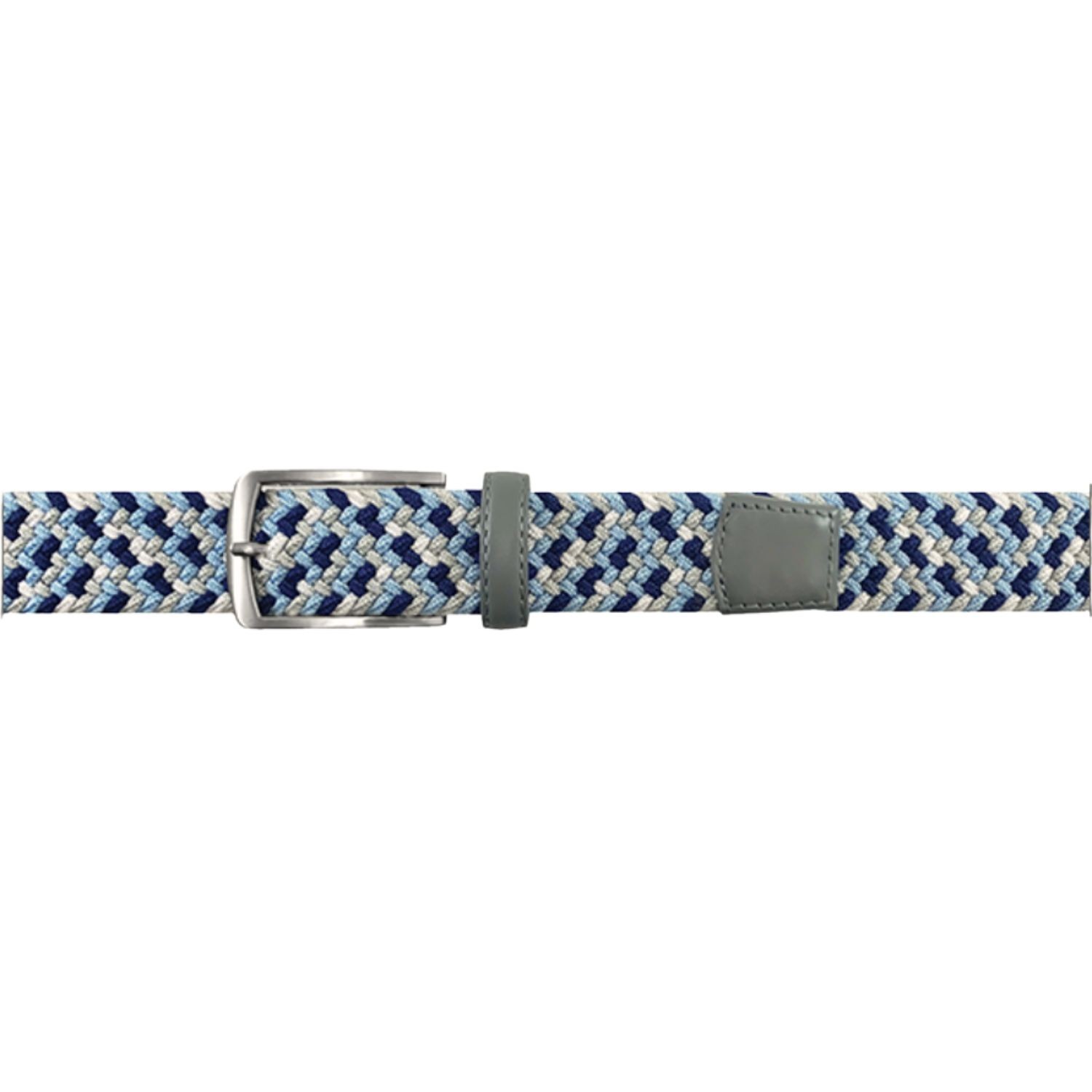Greg Norman Mens Braided Multi Colored Stretch Golf Belt