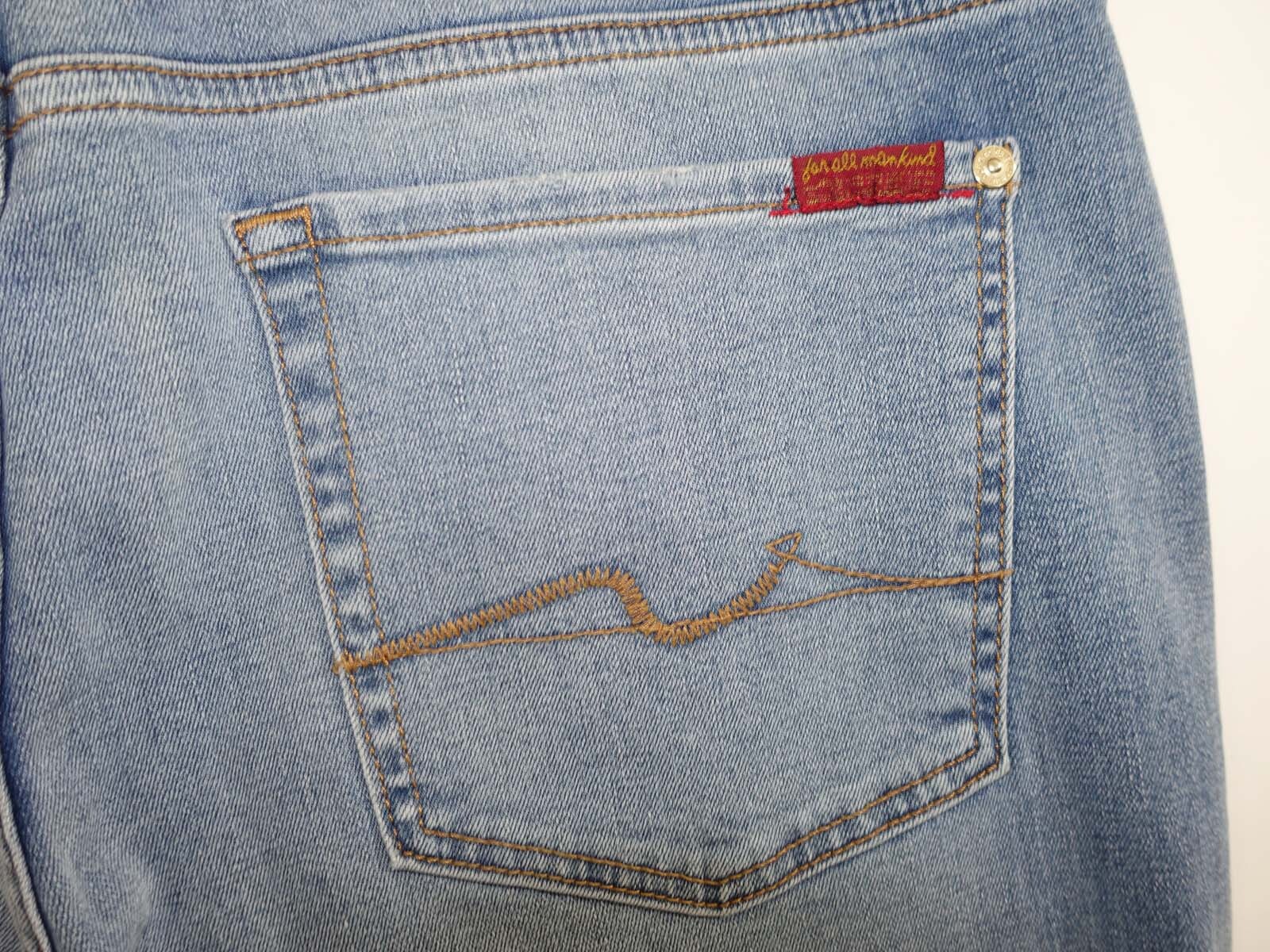 7 For All Mankind Men’s Slimmy Slim Straight Jeans Size 34 x 33 NWT Laguna Wash