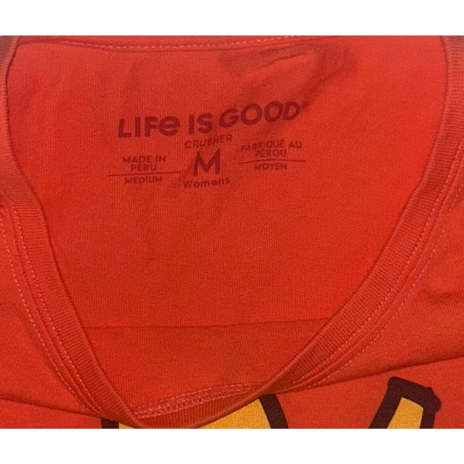 Life Is Good Women’s Rocket Pickleball Short Sleeve Crusher Tee Size M