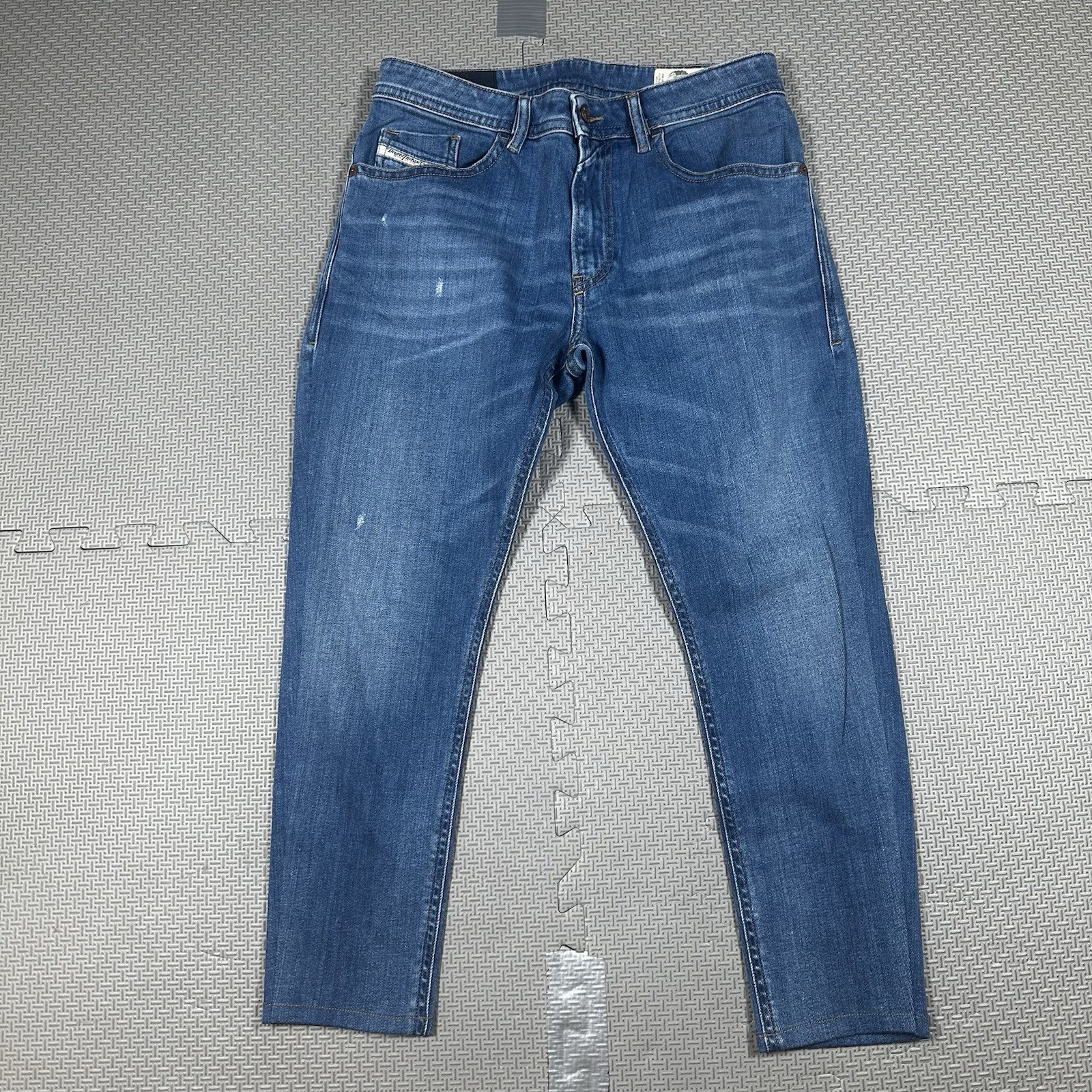 Diesel Jeans Men 33×30 R.31×25 Thommer Slim Skinny Fit Stretch Denim Distressed