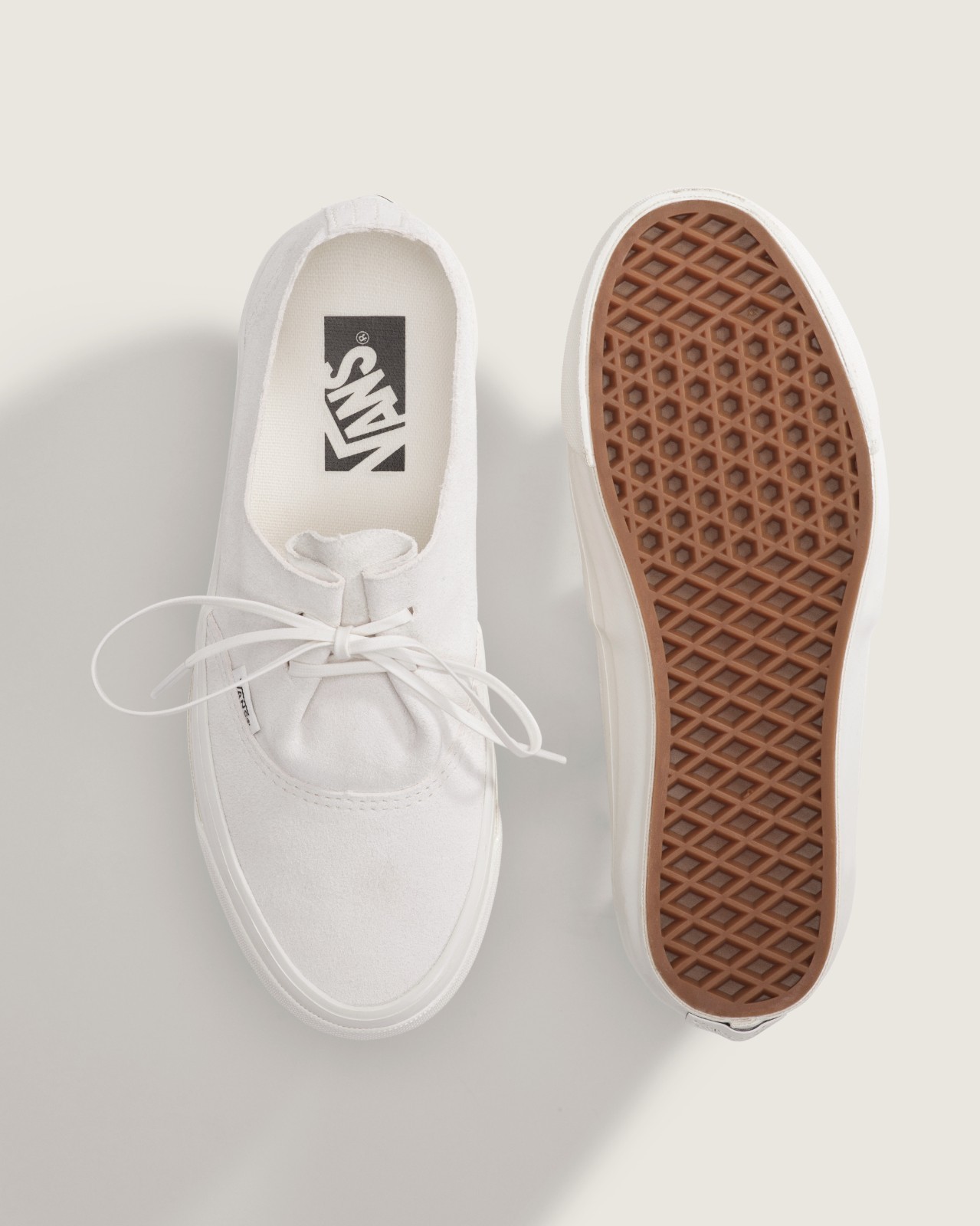 VANS PREMIUM Authentic Ease VN000ECPJVY Blanc de Blanc Men Suede Leather Shoes