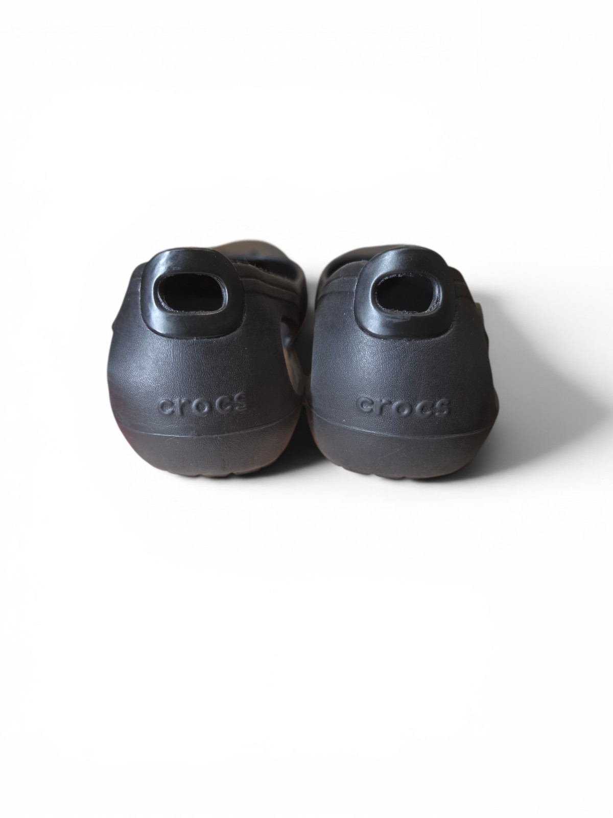 Crocs Kadee Flats Slip On Waterproof Shoes Women Size 8 Solid Black Ballet Flats