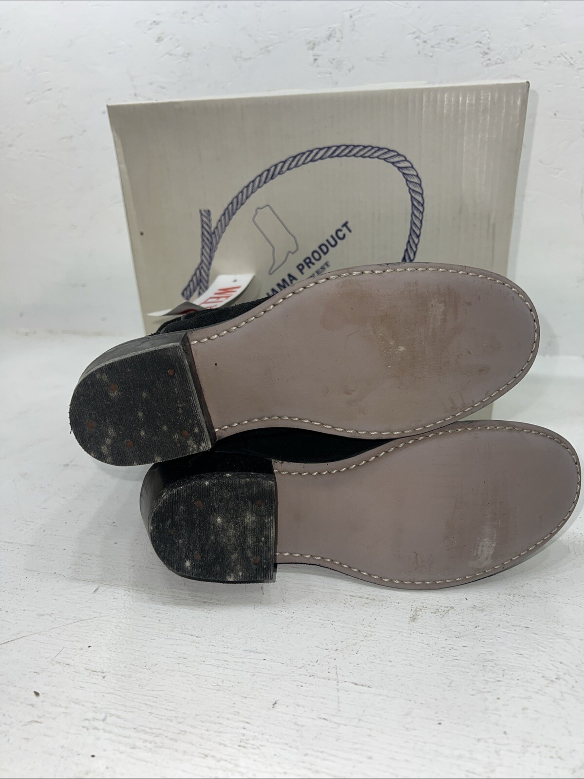 New Women’s Black A Jama Product Cowboy Boots. 5.5 5 1/2. 20-52