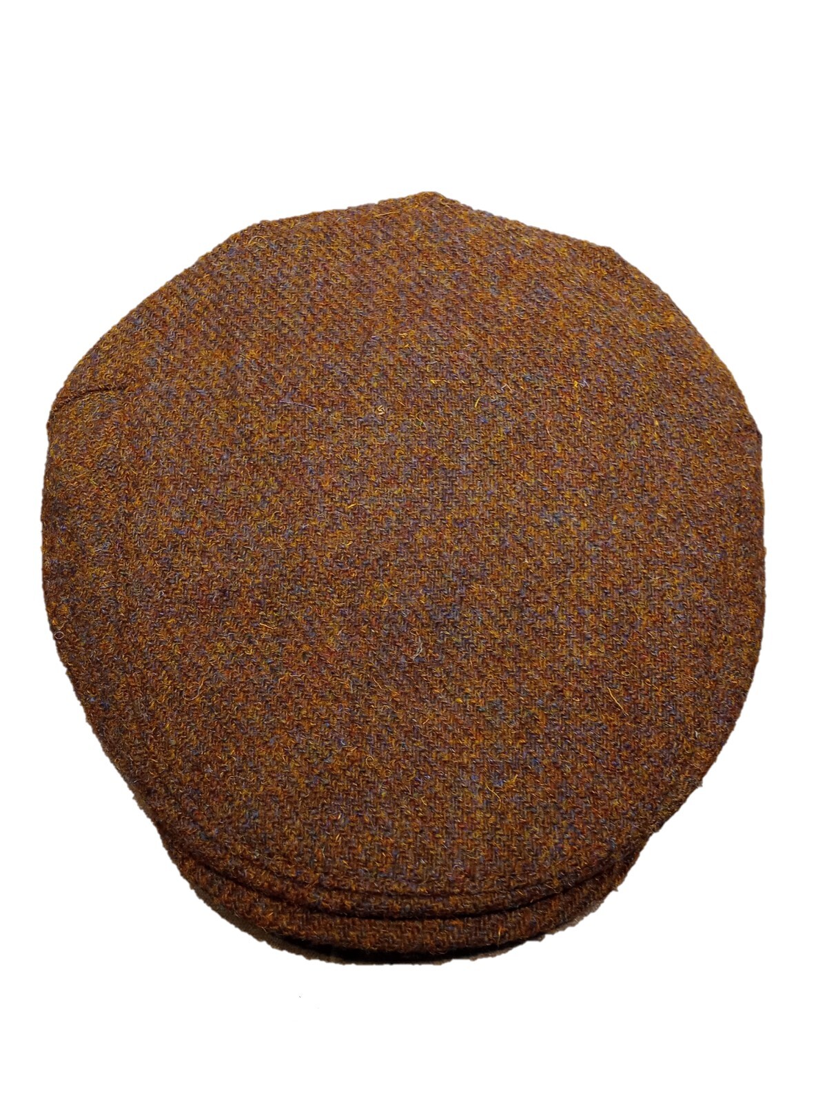 Hartside HS14 Scottish Highland Harris Tweed® Cap in Brown Mix – PICK SIZE