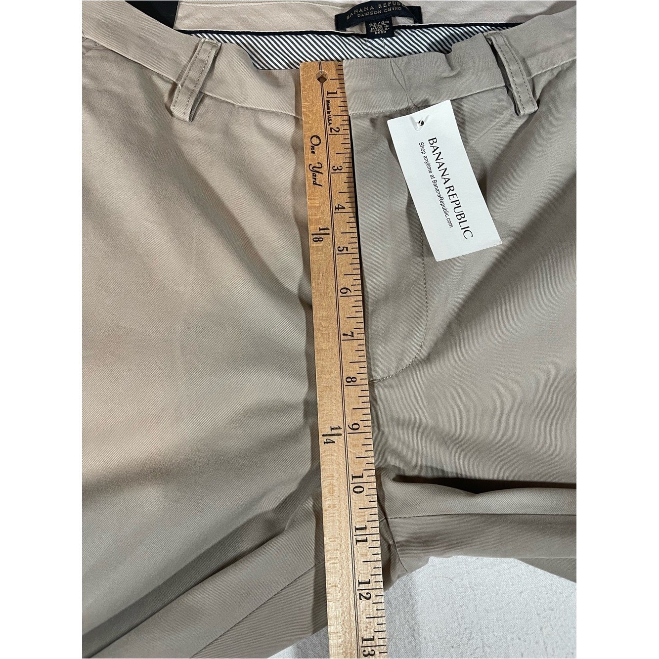 Banana Republic Dawson Chino 32×30 Relaxed Fit Men’s Tan Straight-Leg 100%Cotton