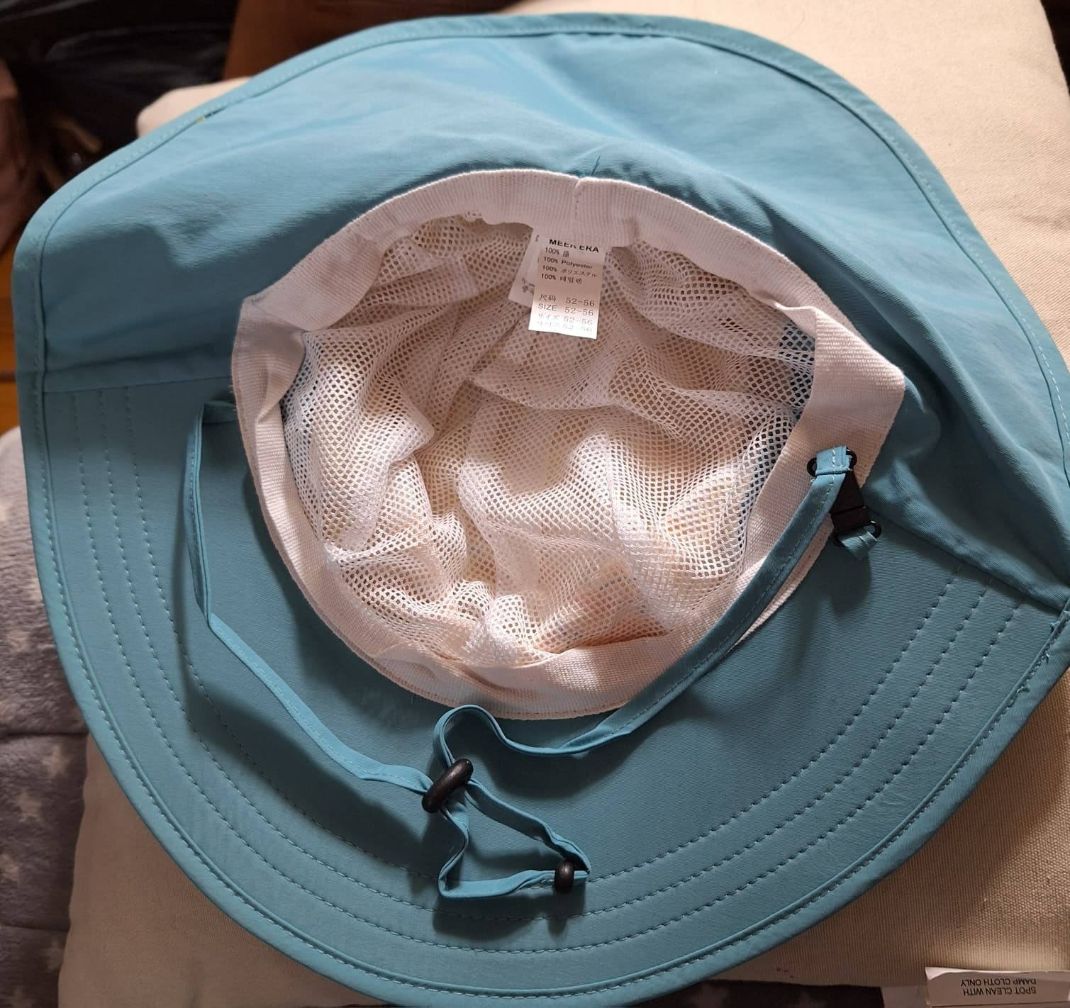 Meek Era Orange design Sun Hat UV Protection Neck Flap Sun hat for women/girls