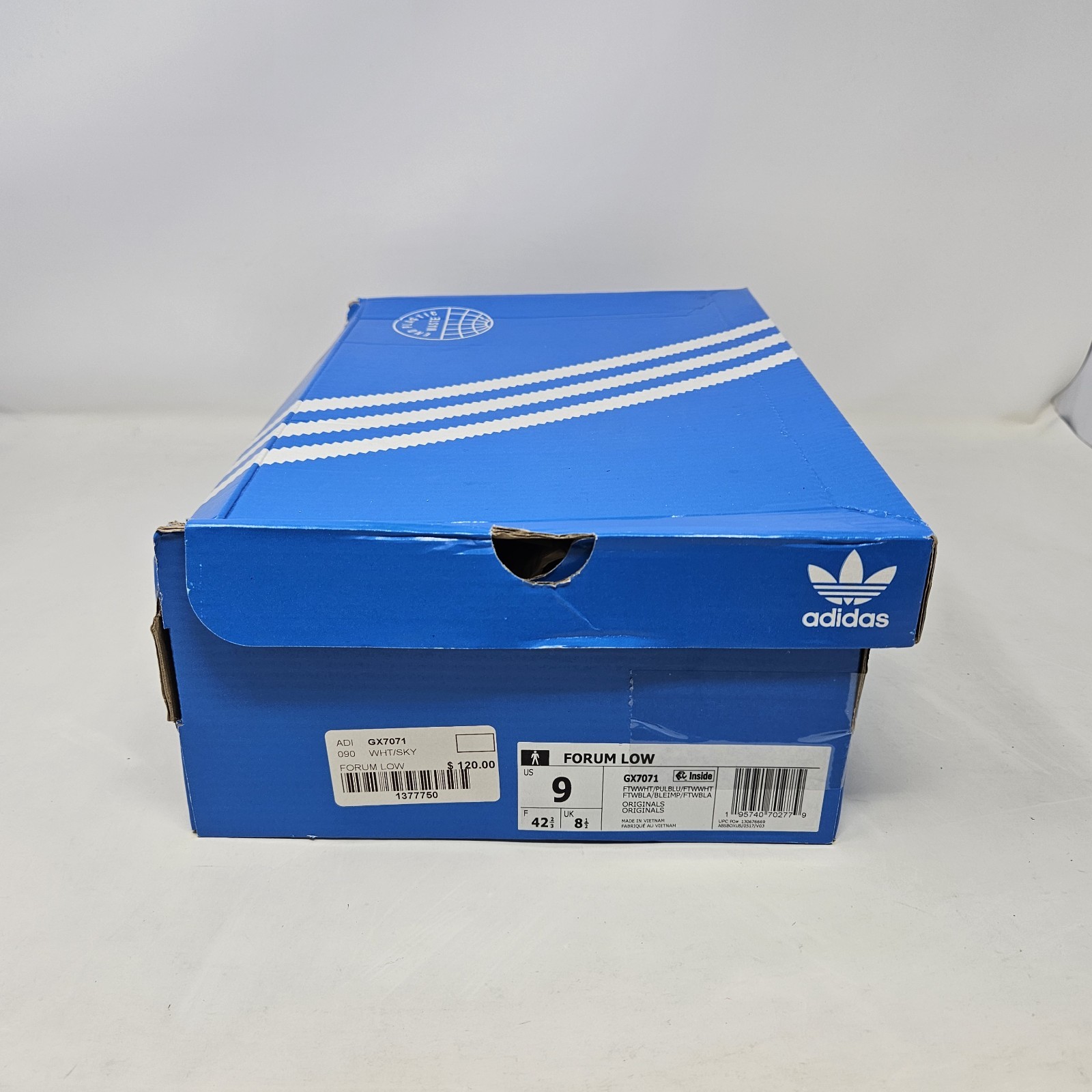 Adidas Forum Low ‘Pulse Blue’ Casual Athletic Shoes / GX7071 / Men’s Size 9