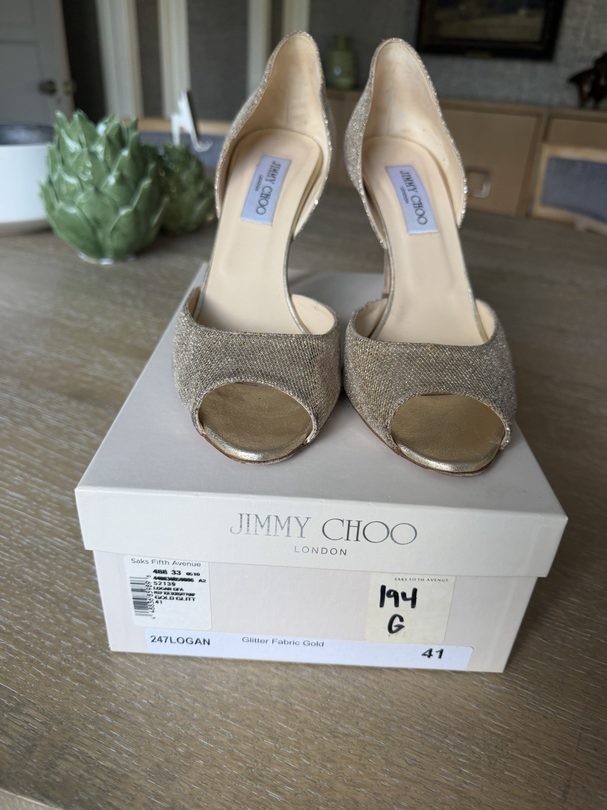 Jimmy Choo 247 Logan Pump Size 41