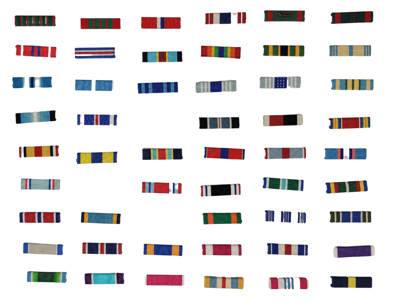Military Award Ribbons & Decoration Ribbons *mocinc.1982*