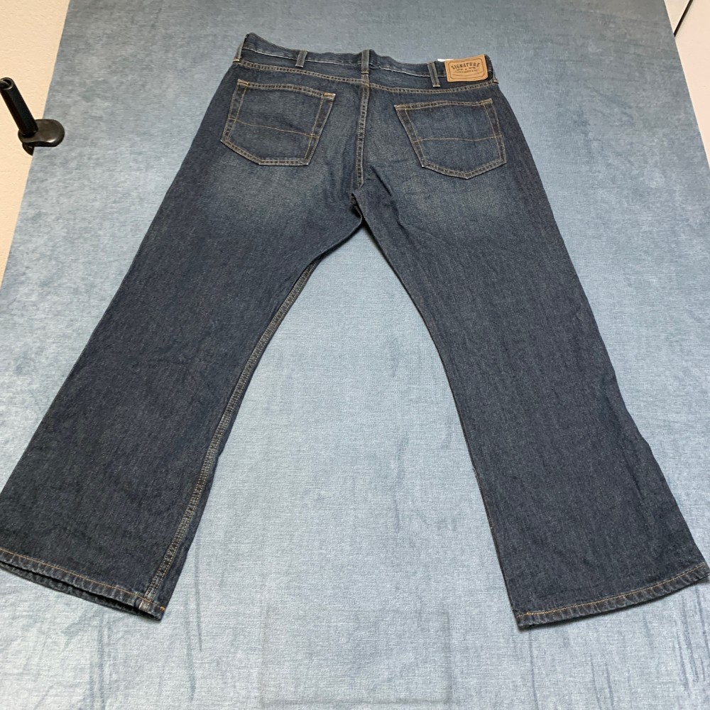Signature By Levi Strauss & Co. Jeans Mens 40×30 Blue Denim Cotton Bootcut Leg