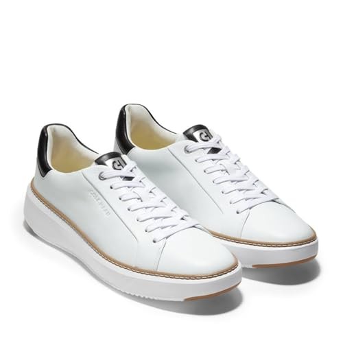 C34226 COLE HAAN MEN’S GRANDPRO TOPSPIN SNEAKER OPTICAL WHITE SIZE 8.5