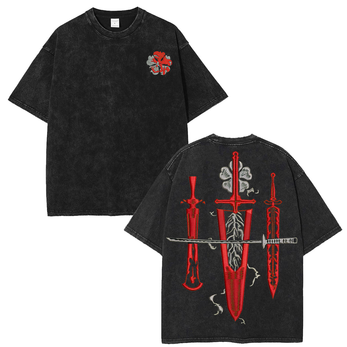 Berserk Dragonslayer Sword Brand of Sacrifice Crimson Comfort Colors T-Shirt