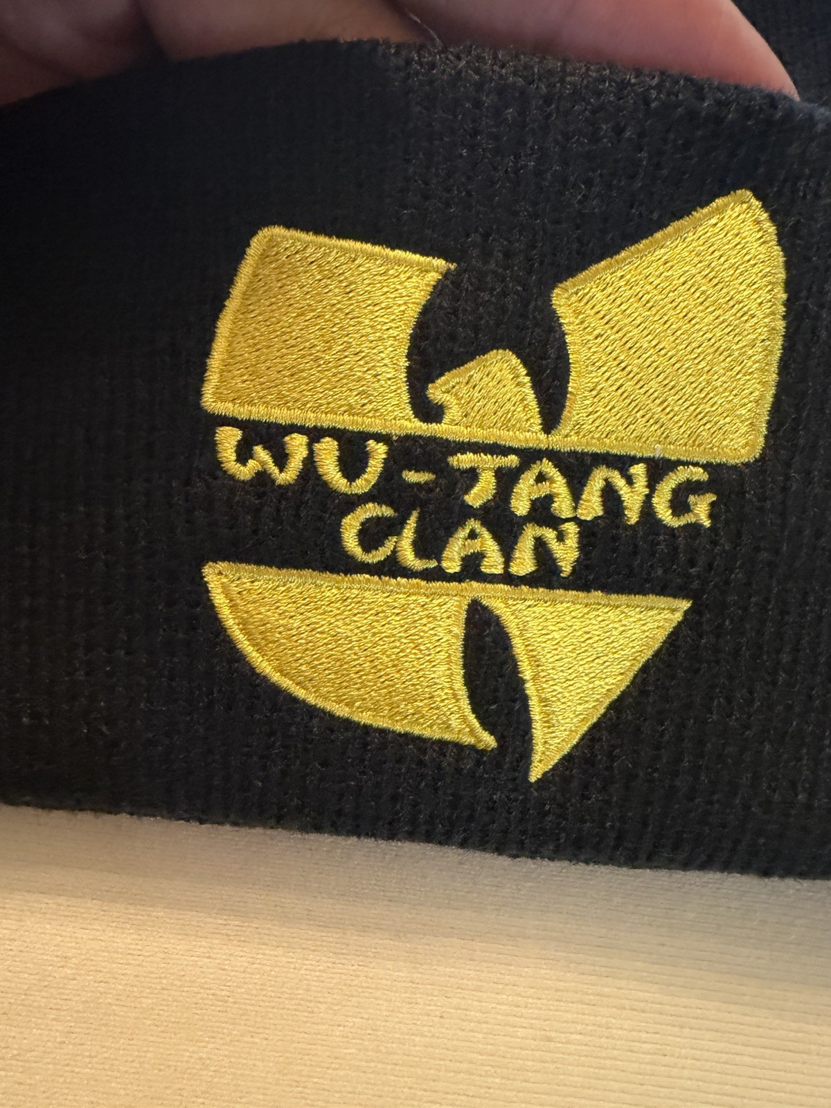 NWT Supreme Wu-Tang Clan Beanie OS black FW25 FREE SHIPPING!