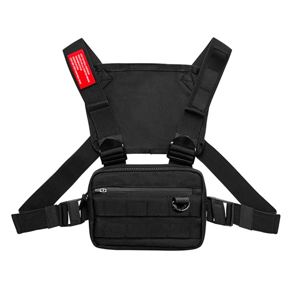 Tactical Combat Chest Rig Bag Front Pouch Recon Kit Pack Sport Protective Vest