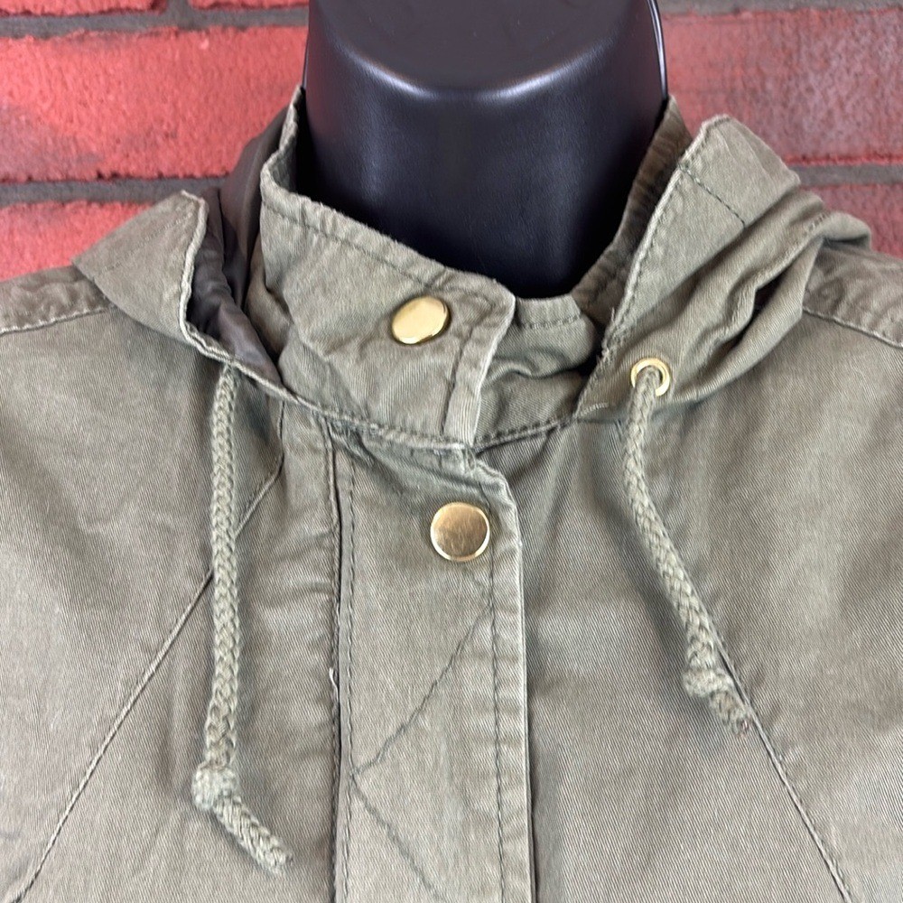 Ambiance Outerwear Coat Womens Small Green Hooded