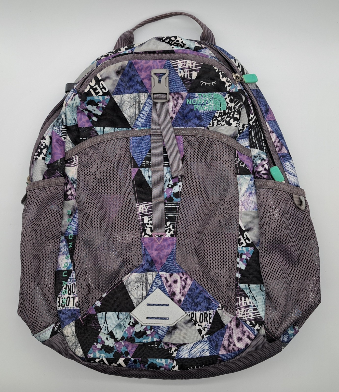 THE NORTH FACE YOUTH RECON SQUASH BELLFLOWER PURPLE TRIANGLE BACKPACK