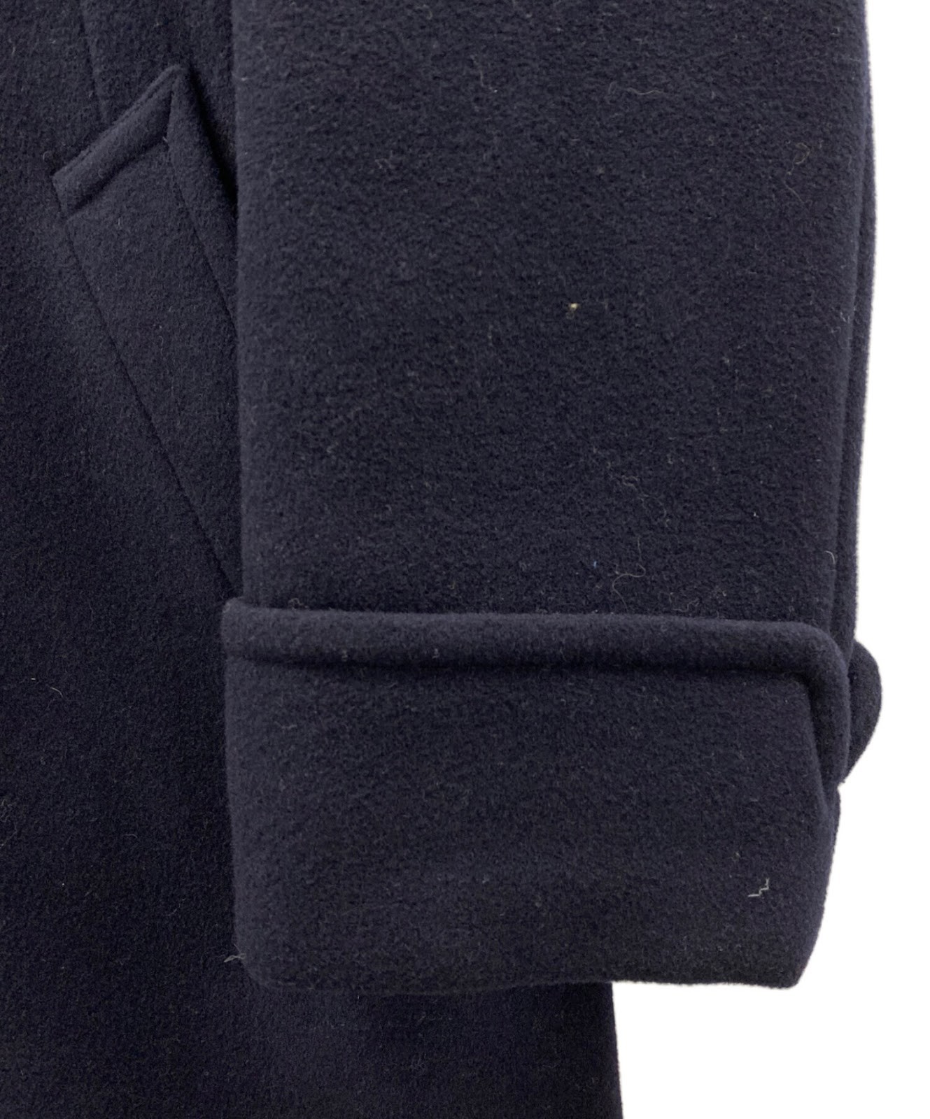 COMME des GARCONS HOMME DEUX Melton wool zip coat Size: S Navy DT-C002 Men