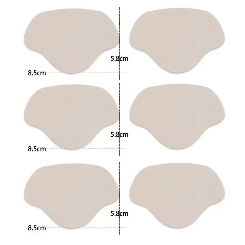 6PCS Sports Shoe Heel Protector Anti Wear Repair Patch Insoles Pad