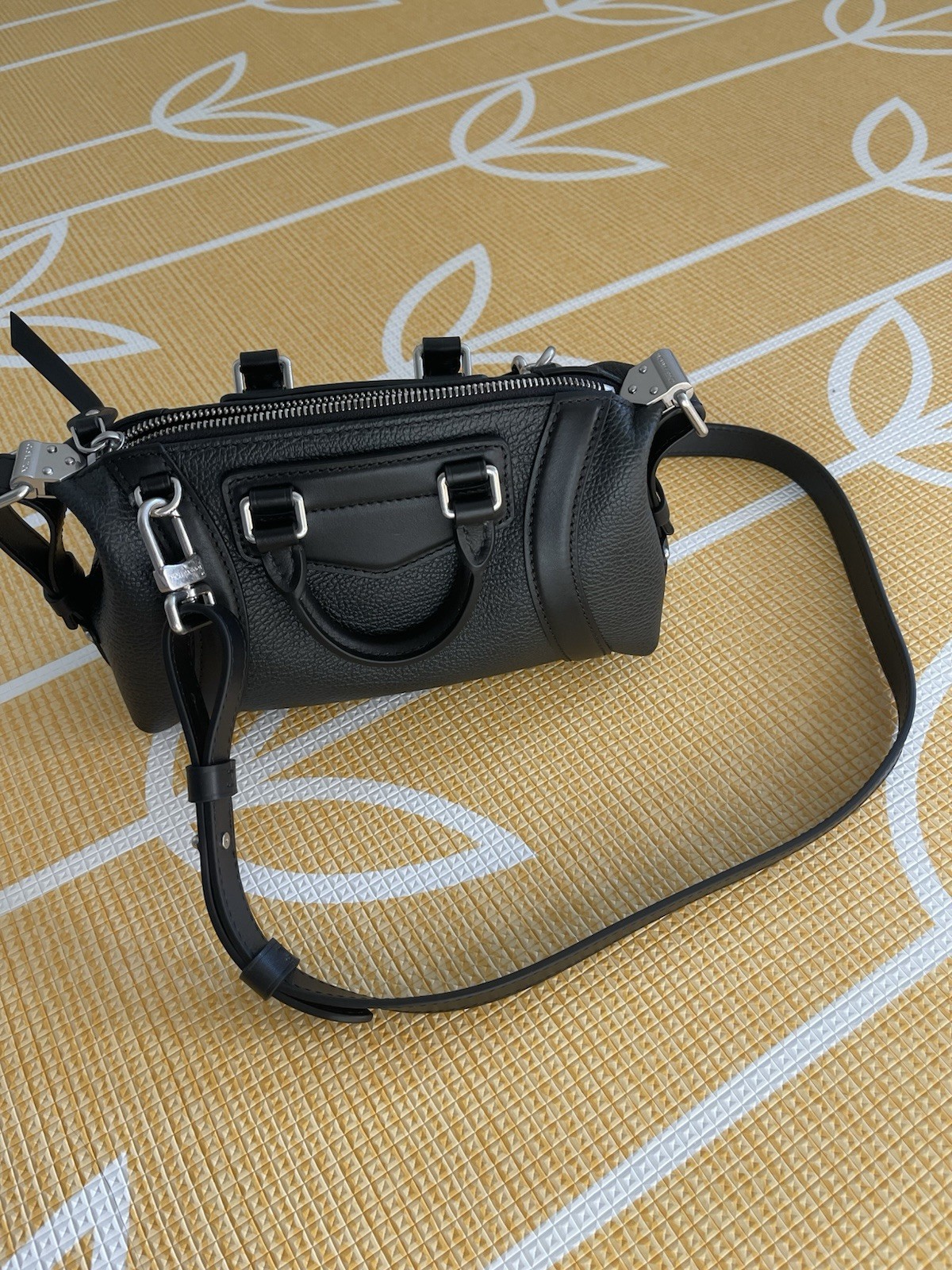 Louis Vuitton Biker PM, Black Monogram Small Satchel Top Handle, Zip,