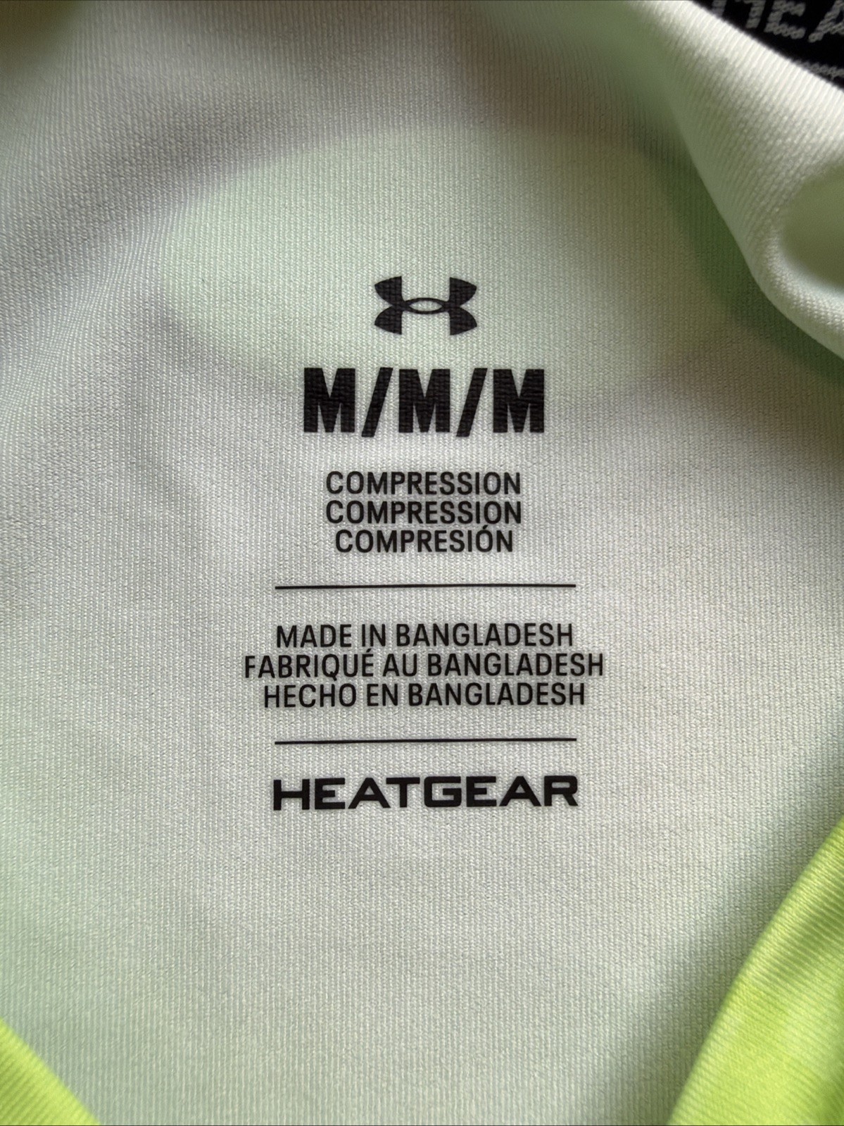 Under Armour Heatgear Compression Shirt Green Mens Size (M) 1383321-304