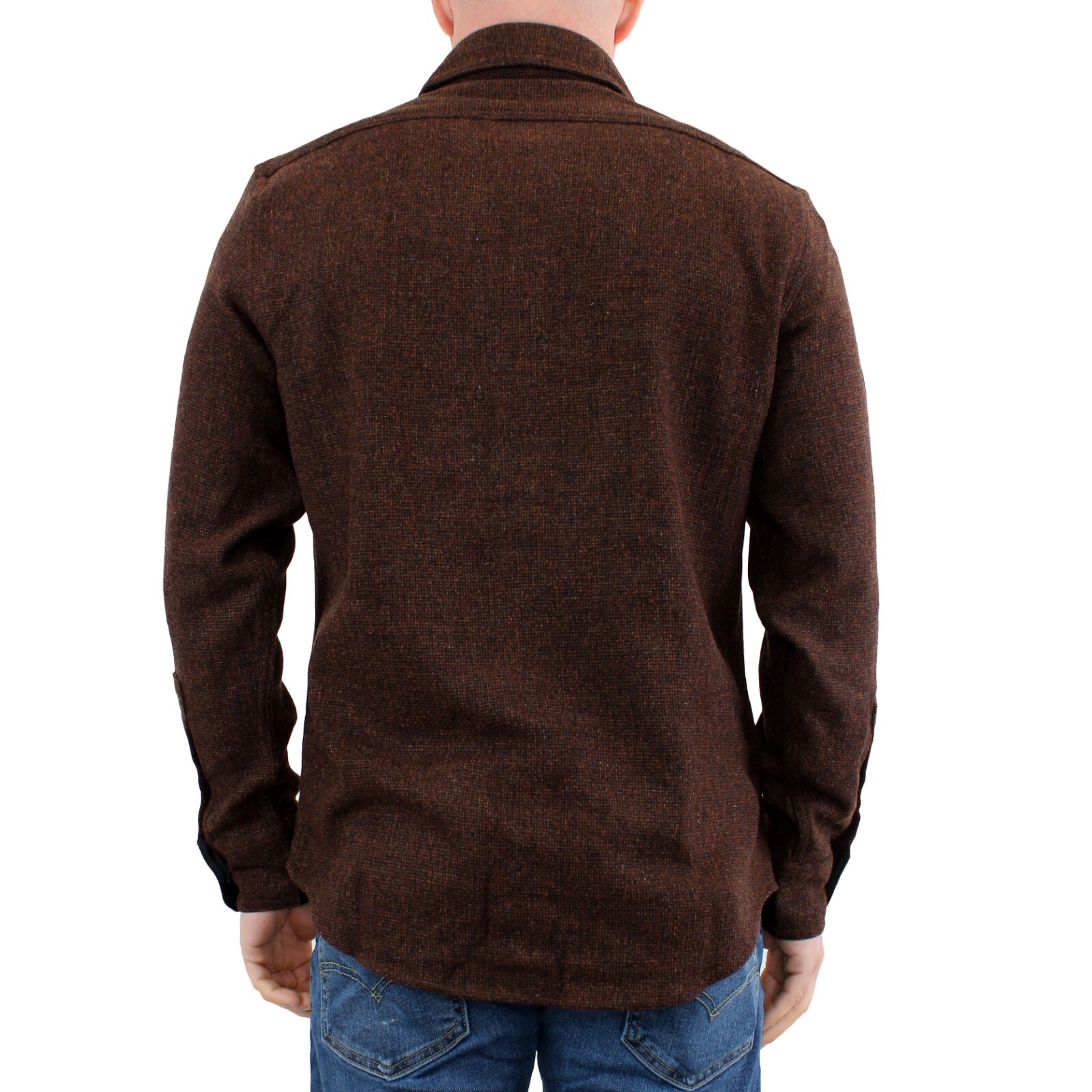 Taylor Stitch Men’s Service Shirt 100% Wool Breathable Button Up Pockets $168