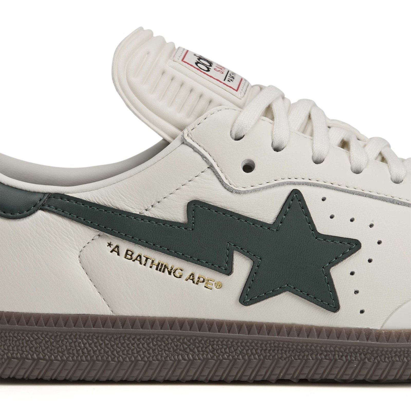 Adidas Originals x BAPE Samba (Off White/Shadow Green/Gum) Men’s Shoes KJ8852