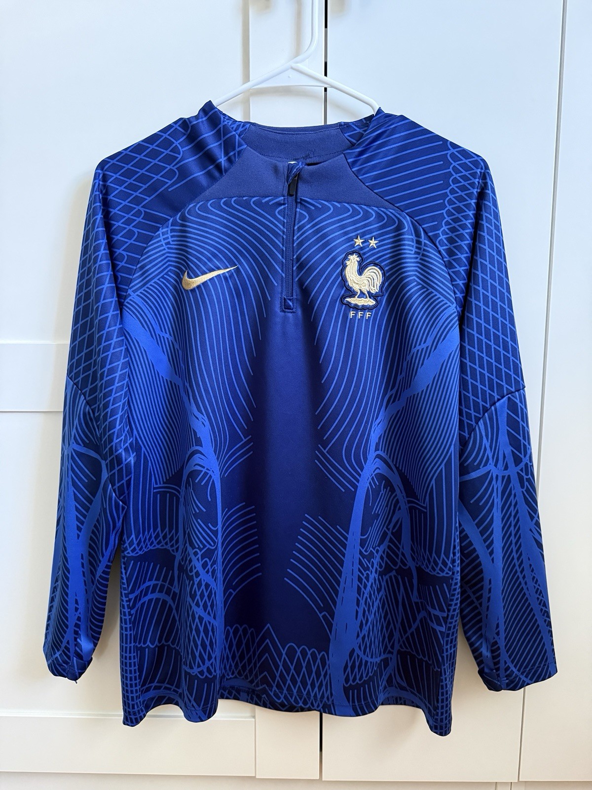 Nike France FFF 2022/23 Dri-FIT Strike Elite Drill Top Men’s Small Quarter Zip