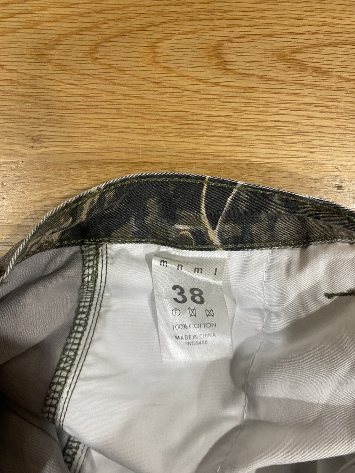 MNML Mens Size 38 Cargo Utility Pockets Outdoor Streetwear