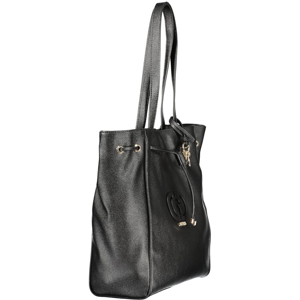 Guess Jeans Nero Poliuretano Women Handbag 100% Authentic – GU-42370
