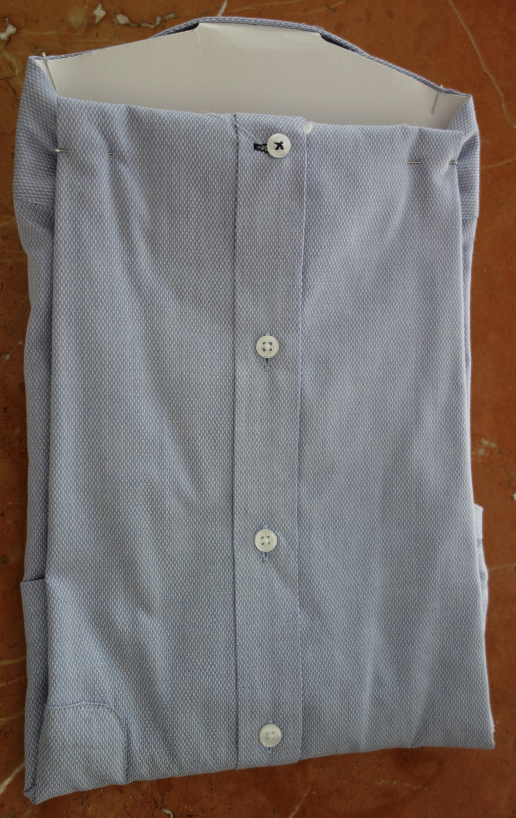 TOMMY HILFIGER Men’s BRAZIL BLUE Reguar Fit L/S Button front DRESS SHIRT 16 1/2