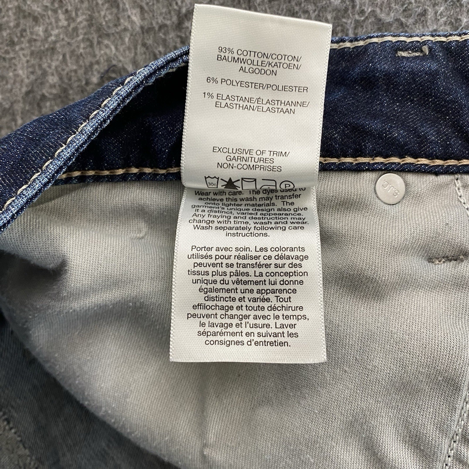 Silver Jeans Women’s Size 18 38×31 Dark Blue Suki Slim Boot Stretch Denim