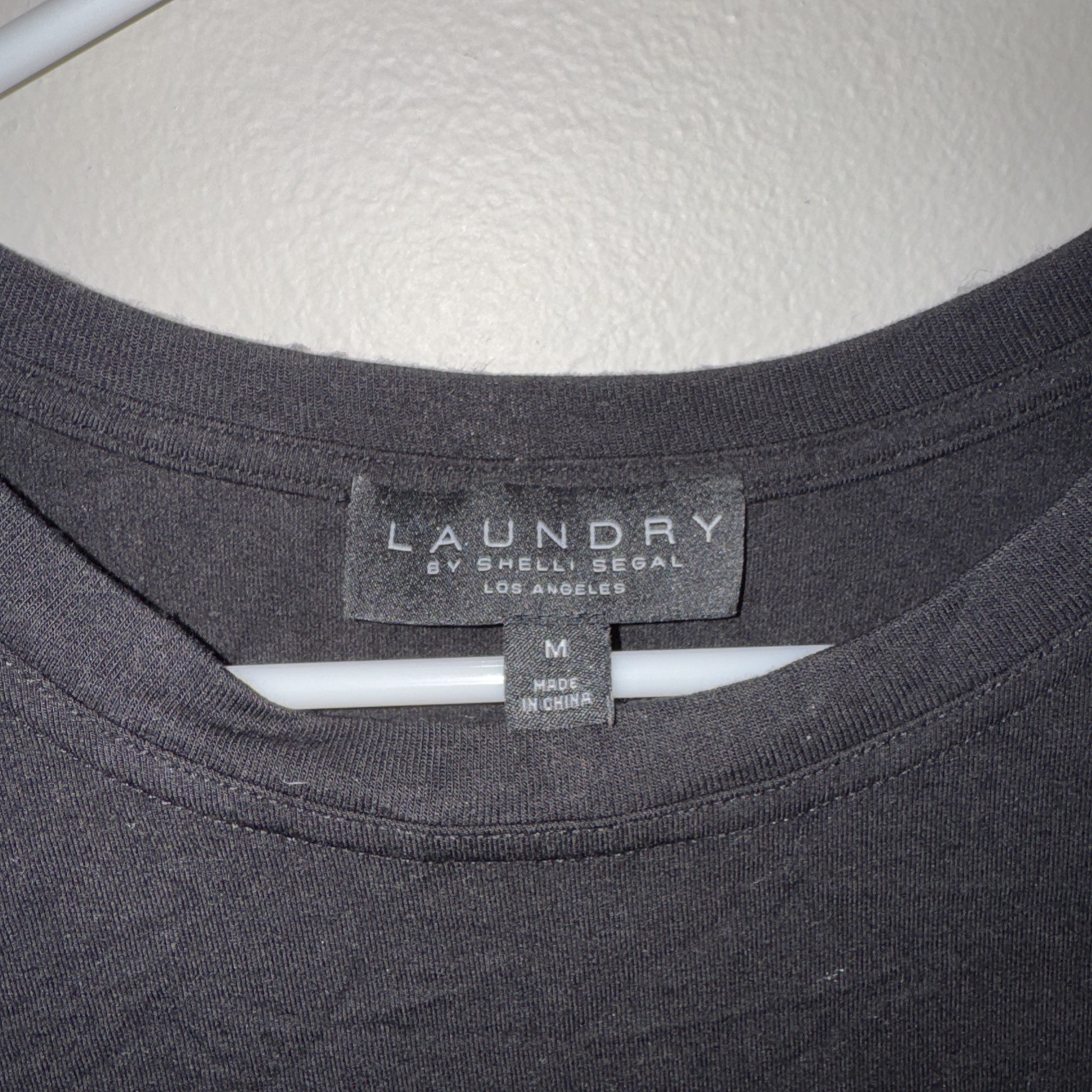 Laundry Top Shoulder Pad Sleeveless Black Womens Sz M
