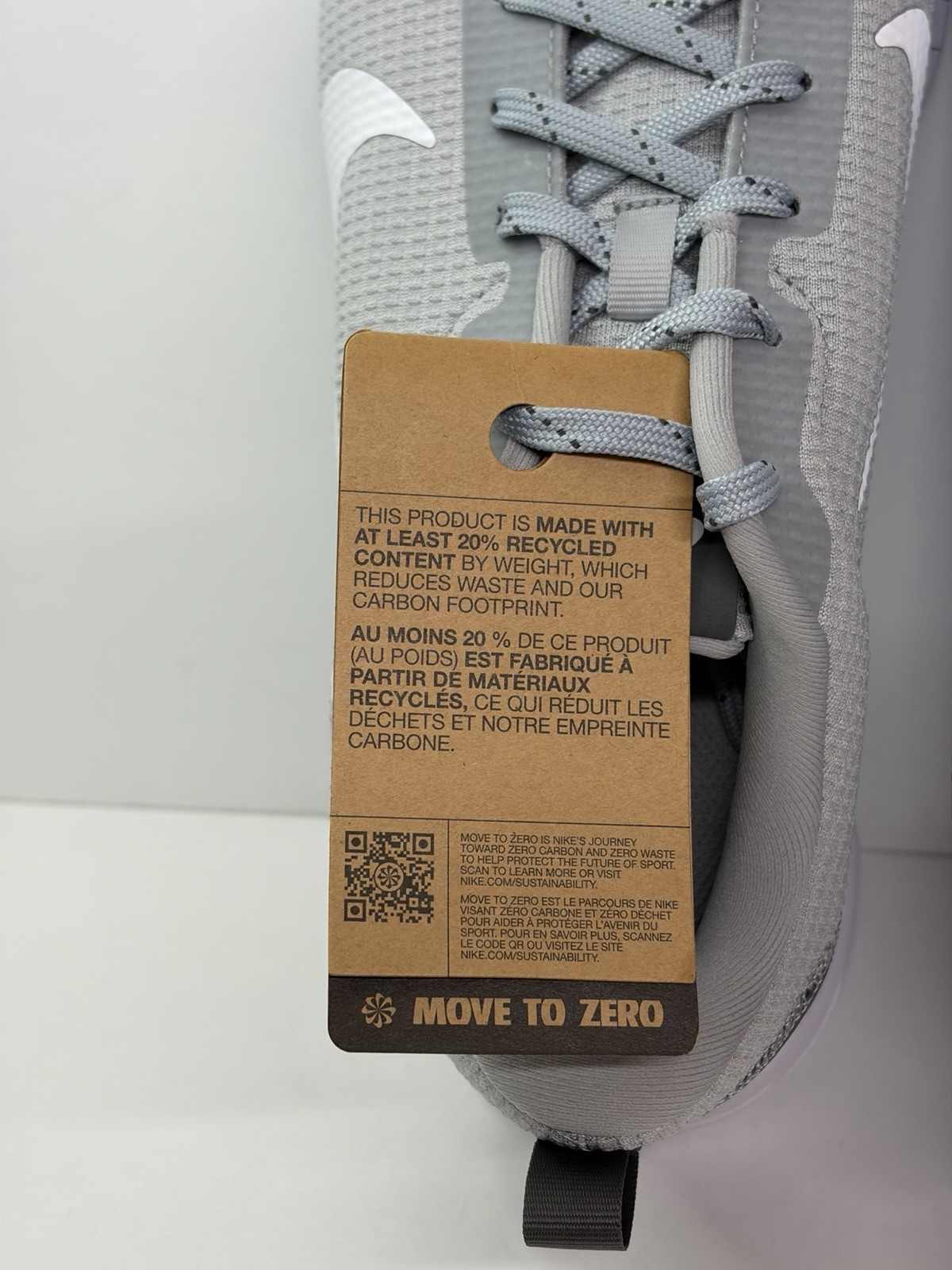 Nike Flex Experience Run 12 Wolf Grey Running Shoe DV0740-007 Men Size 12 – 13