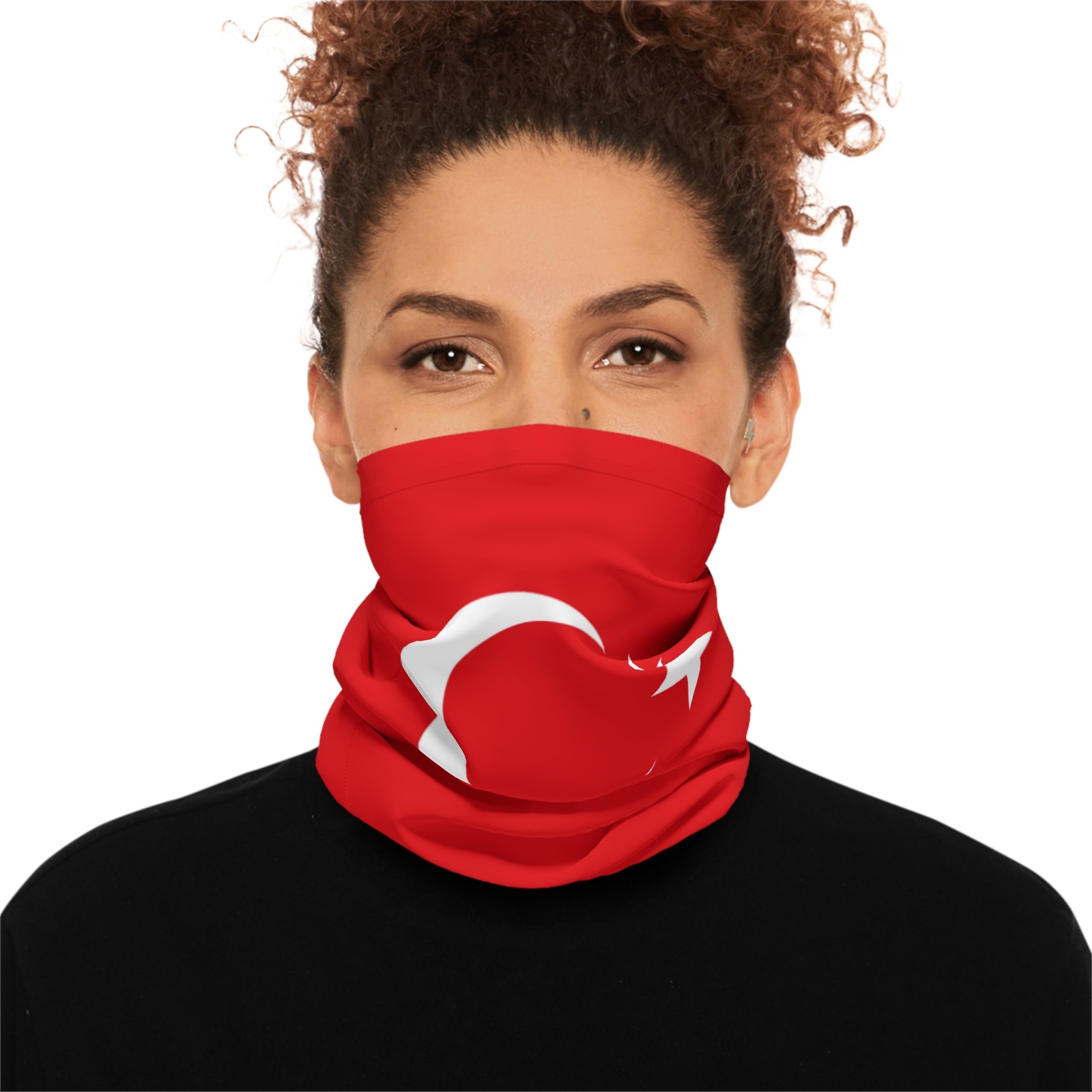 Turkish Flag Star Neck Gaiter | World Cup 2026