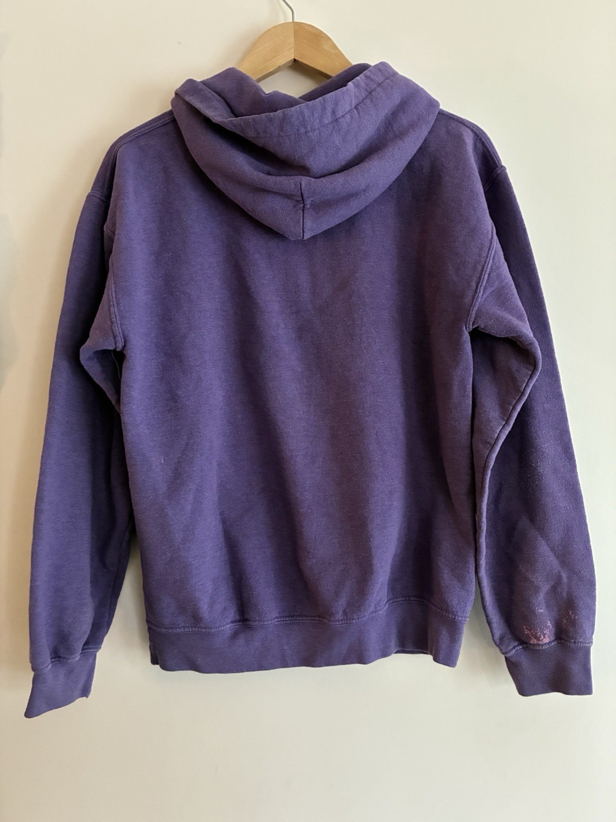Gildan Women’s Glitter Madison Wisconsin Cotton Polyester Blend Hoodie Purple S