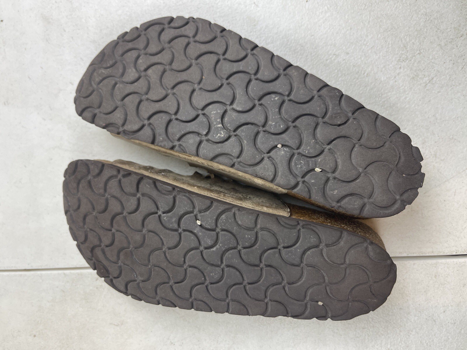 Birkenstock Granada Tobacco Brown Oiled Leather Slide Sandals Womens 37 240 L6