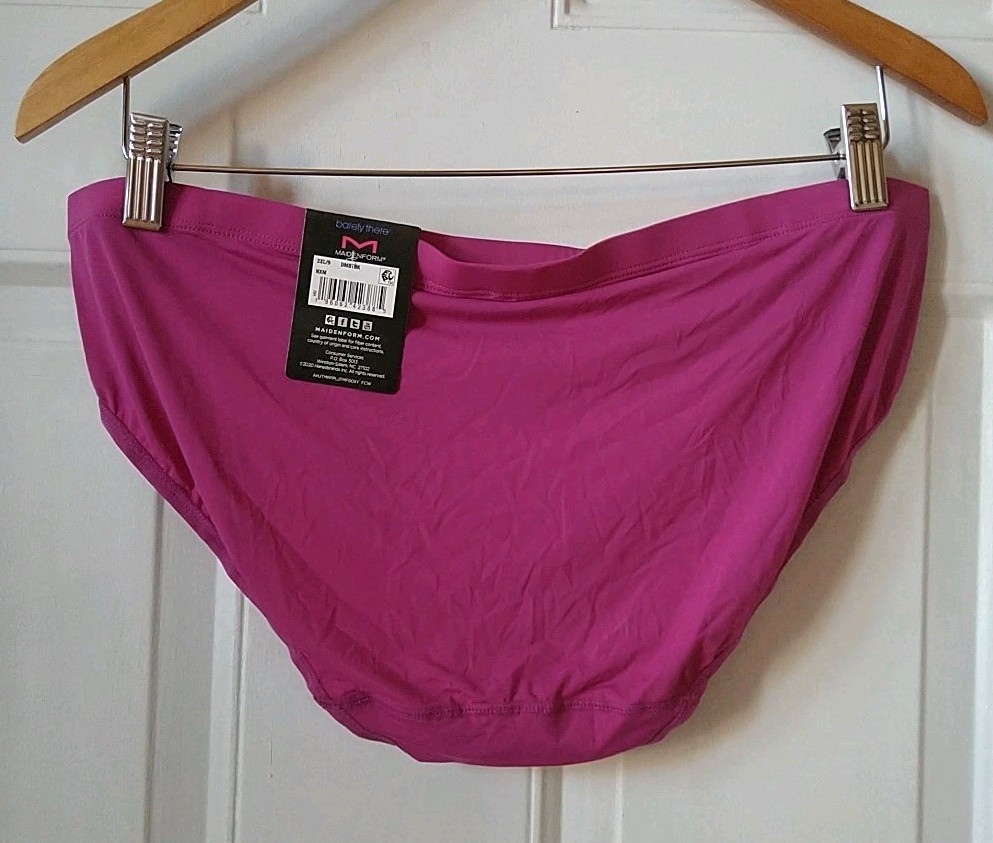 MAIDENFORM WOMEN’S BARELY THERE INVISIBLE LOOK BIKINI PANTY, SIZE 2XL/9